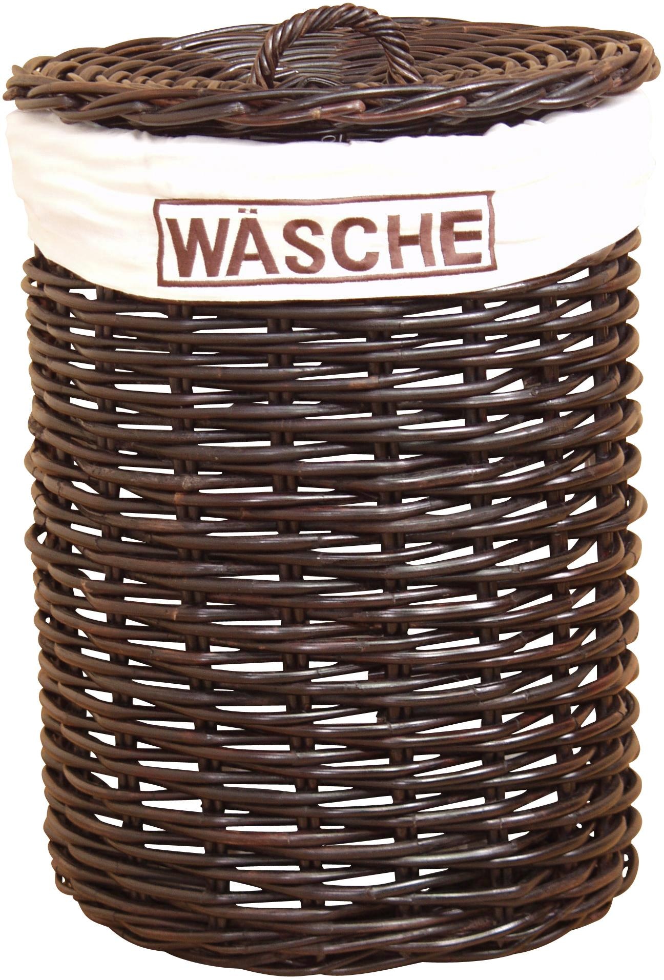 Image of my home Wäschekorb Rattangeflecht, Höhe 65 cm