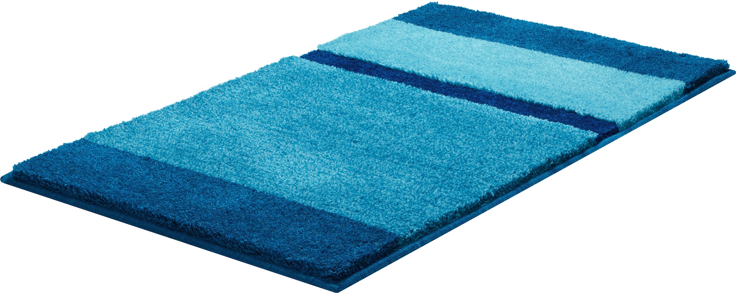 Grund Badematte »Room«, rutschhemmend beschichtet, fussbodenheizungsgeeignet, besonders dichter Flor, Badematte mit Streifen