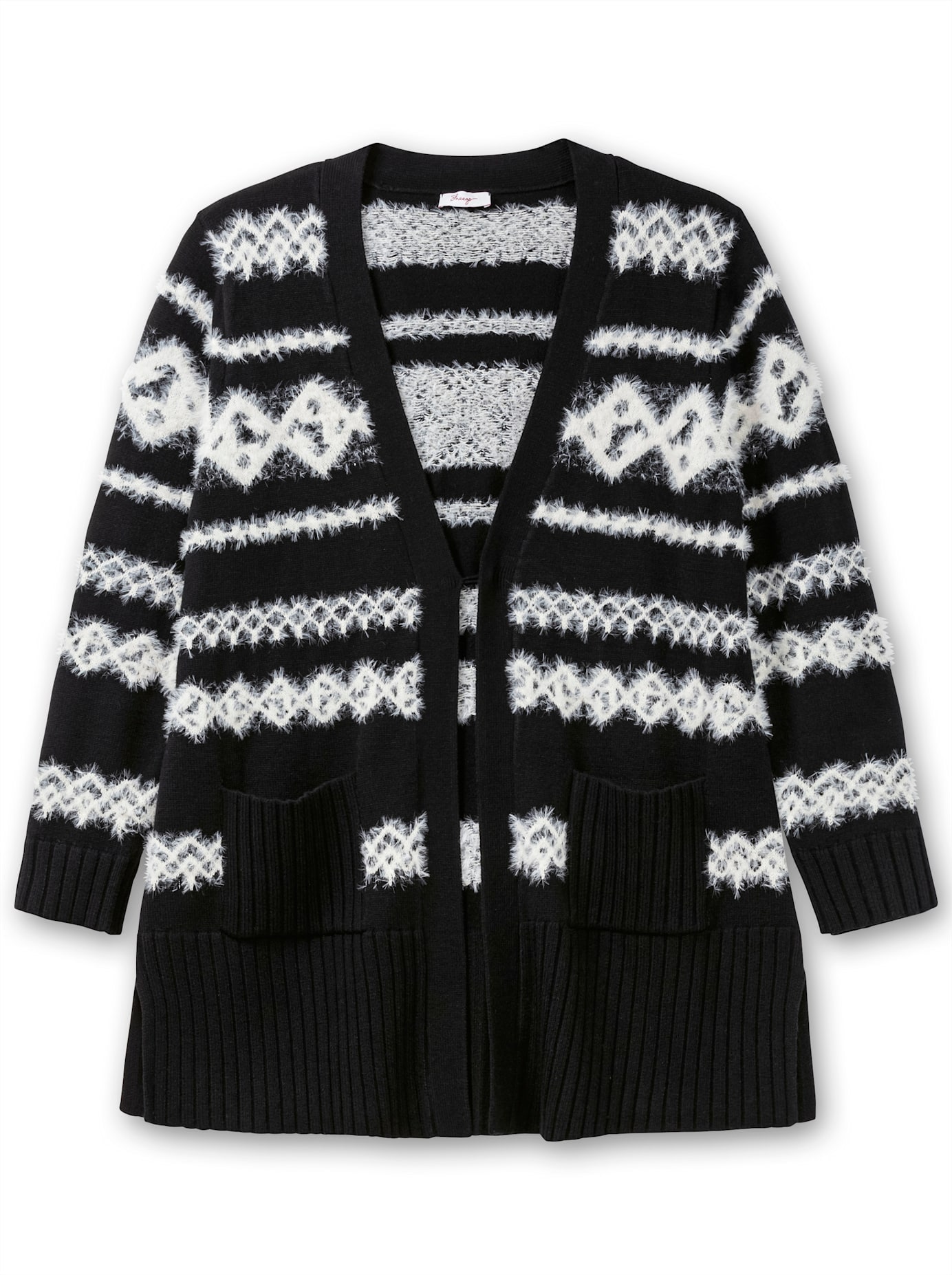 Sheego Longstrickjacke
