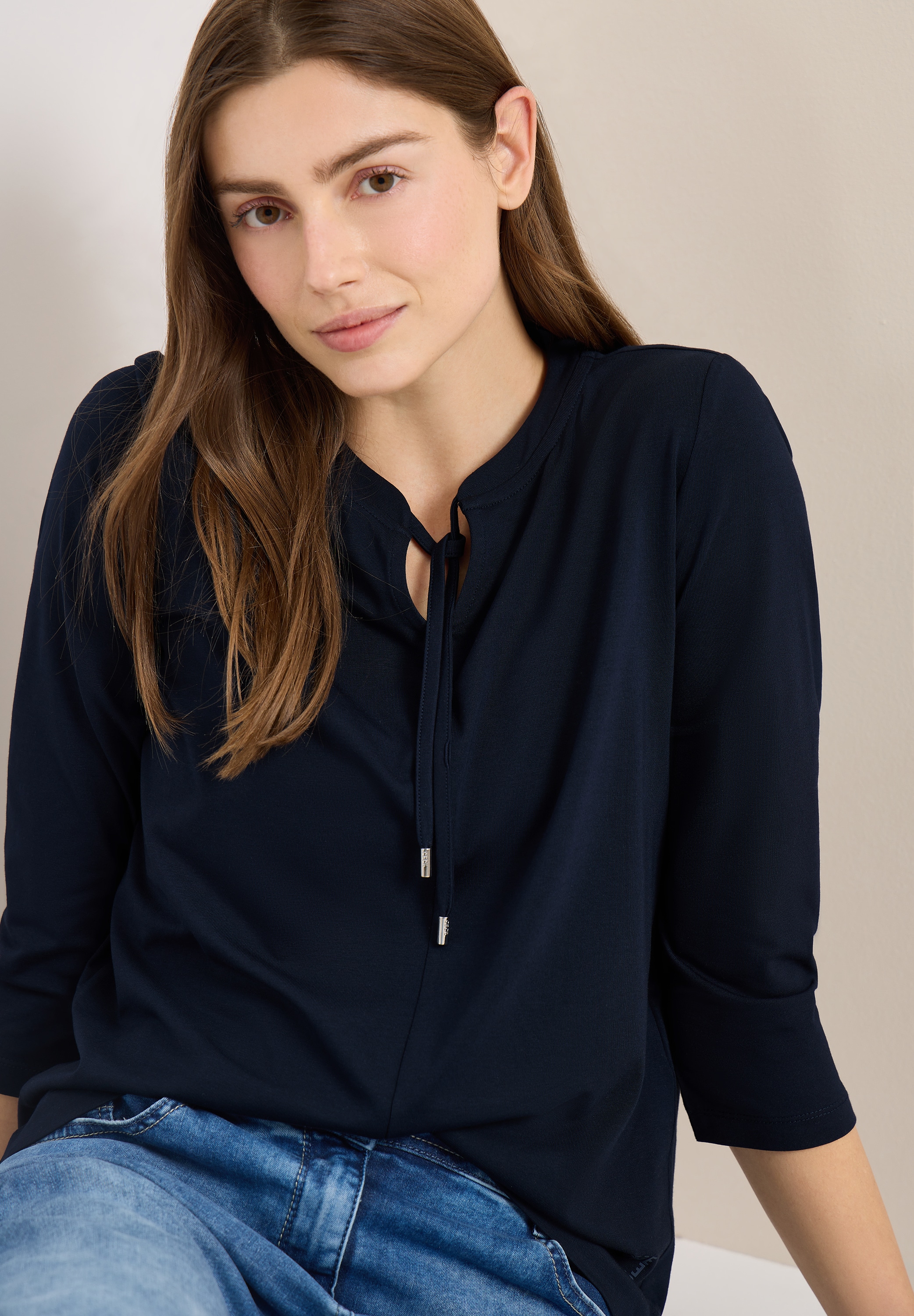 Image of Cecil 3/4-Arm-Shirt Sommershirt im Tunika-Look