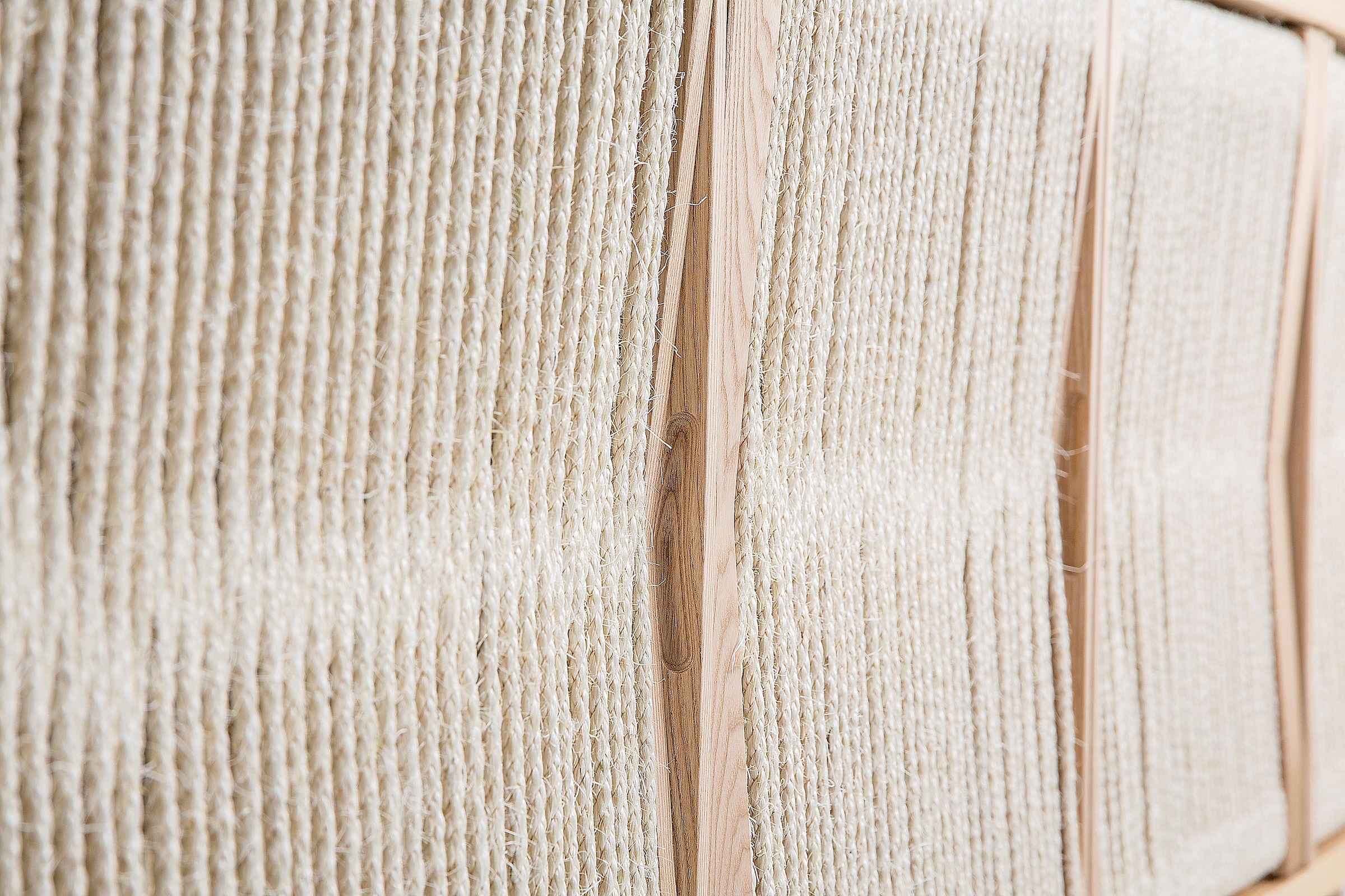 Woodman Sideboard »Lidia« Kommode, Türenfronten aus nartürlichem Hanfseil, Breite 180 cm, FSC®