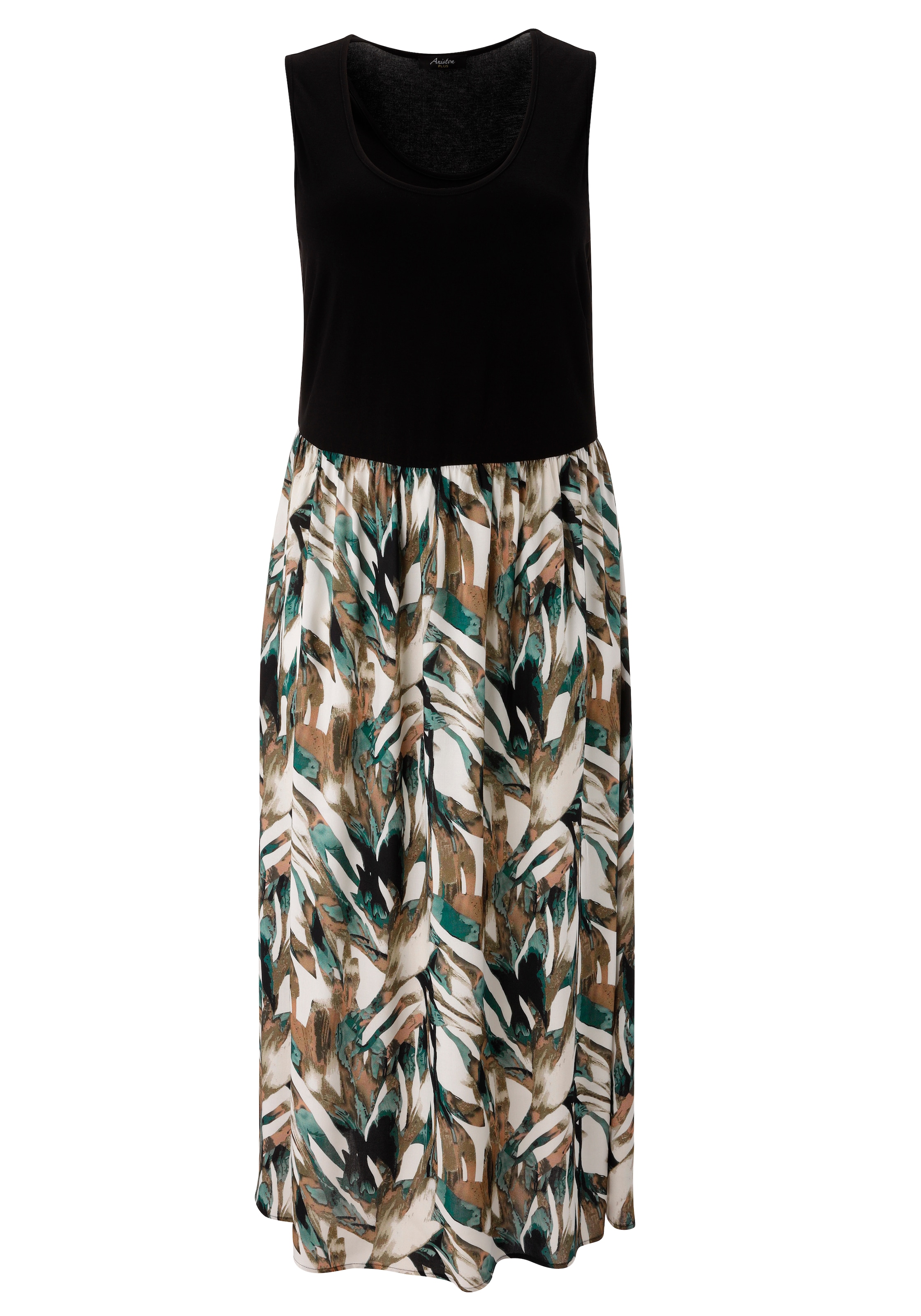 Aniston PLUS Robe en jersey en look 2-en-1