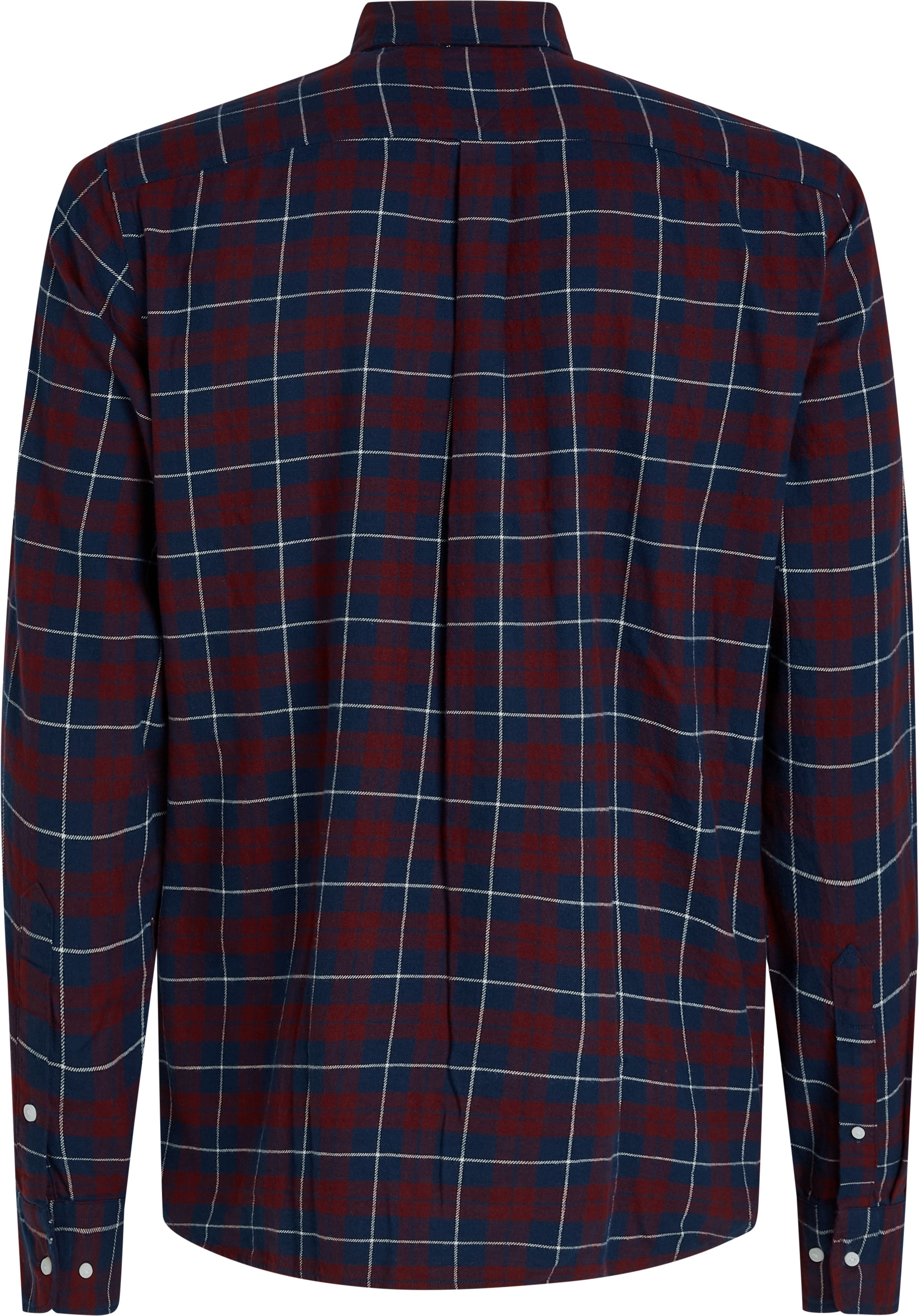 Tommy Hilfiger Big & Tall Langarmhemd »BT-BRUSHED EASY CHECK RF S-B«, in Grossen Grössen, mit Logostickerei in Brusthöhe