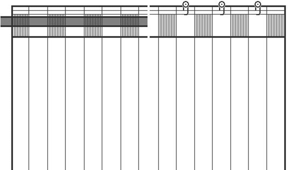 Neutex for you! Rideau »Linessa« Boucles cachées 1 cuis tlg. Schal mit verdeckten Schlaufen, Breite 137 cm, nach Mass