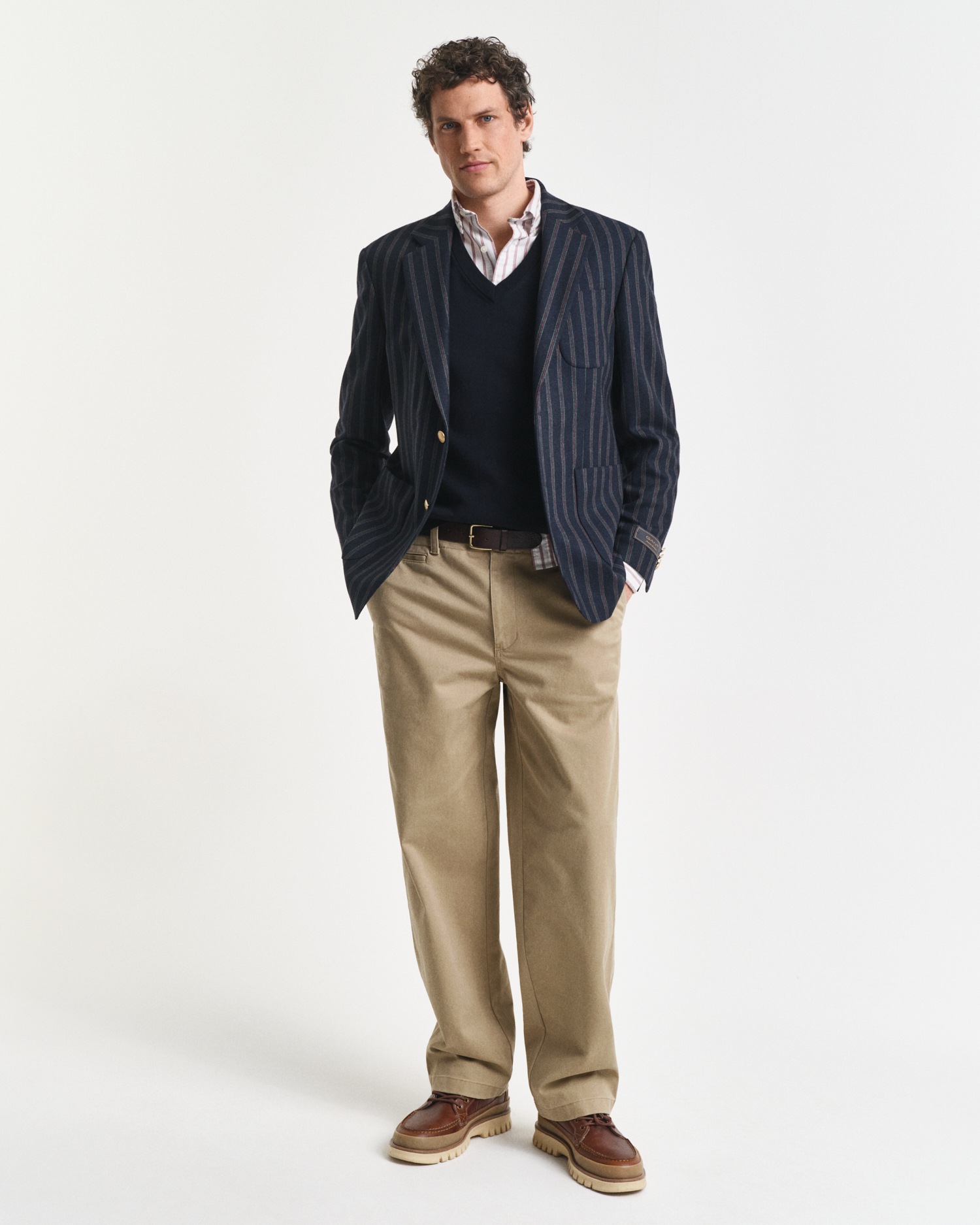 Gant Pullunder »CLASSIC COTTON VEST« V-Ausschnitt, regular fit