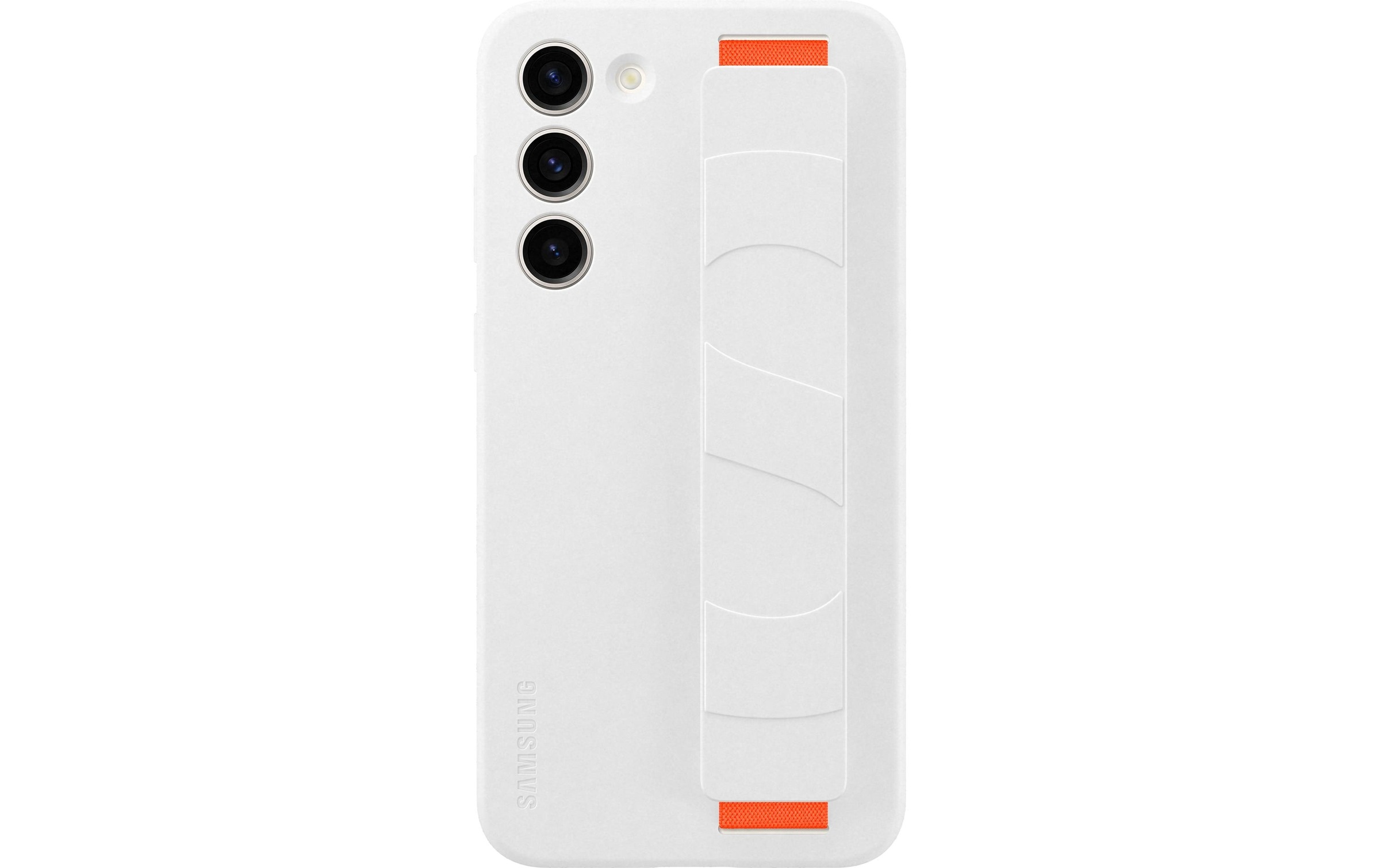 Image of Samsung Handyhülle "Silicone Grip Cover White" Samsung Galaxy S23+