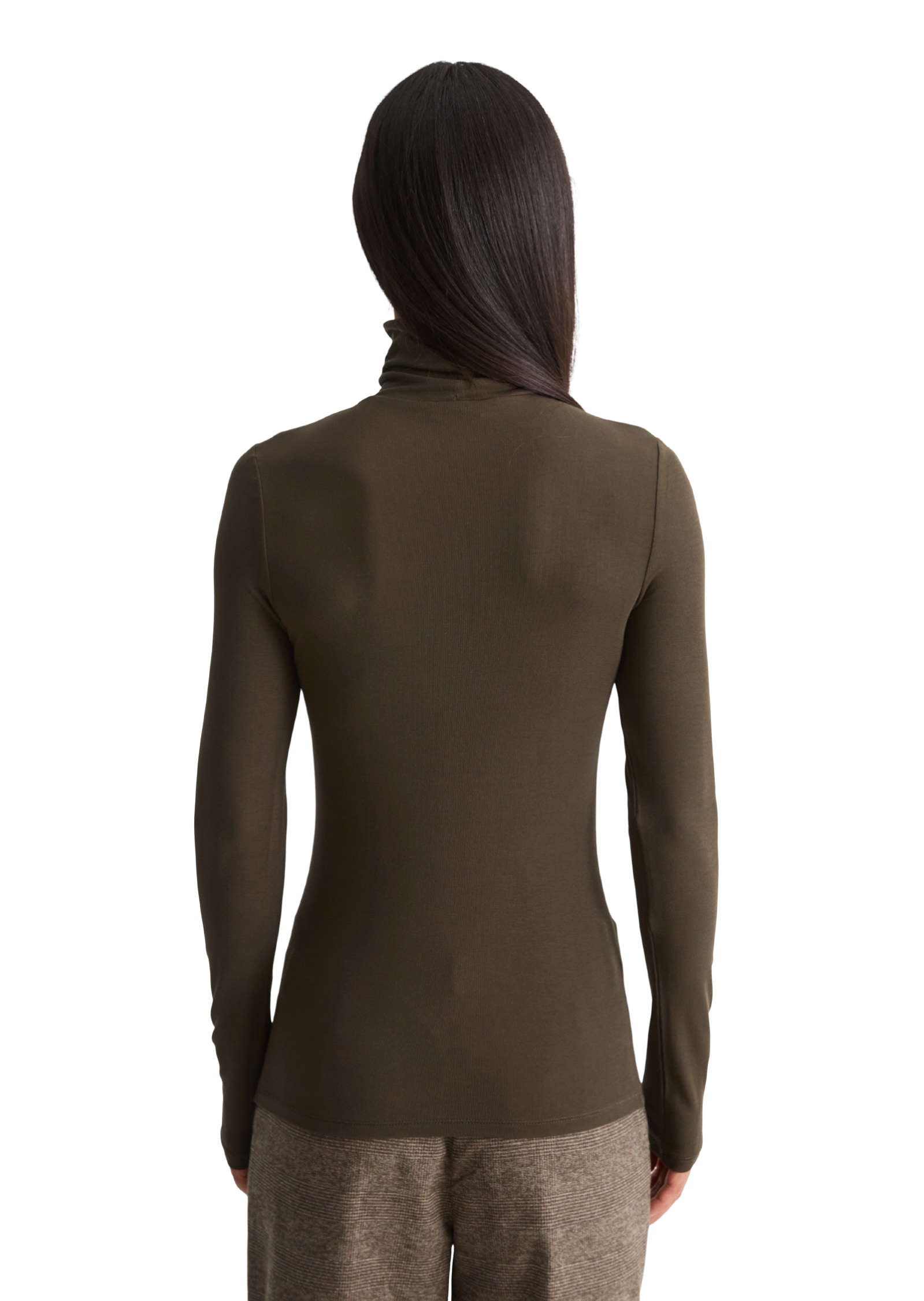 Marc O'Polo Stehkragenshirt slim aus TENCEL Modal-Stretch