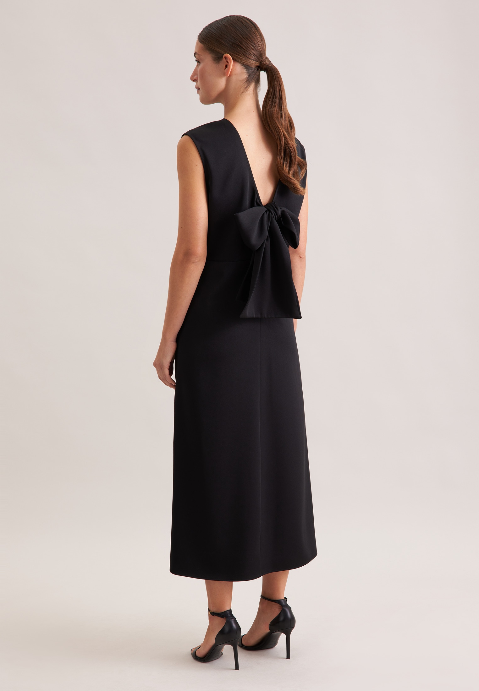 seidensticker Blusenkleid Ohne Arm V-Neck Uni