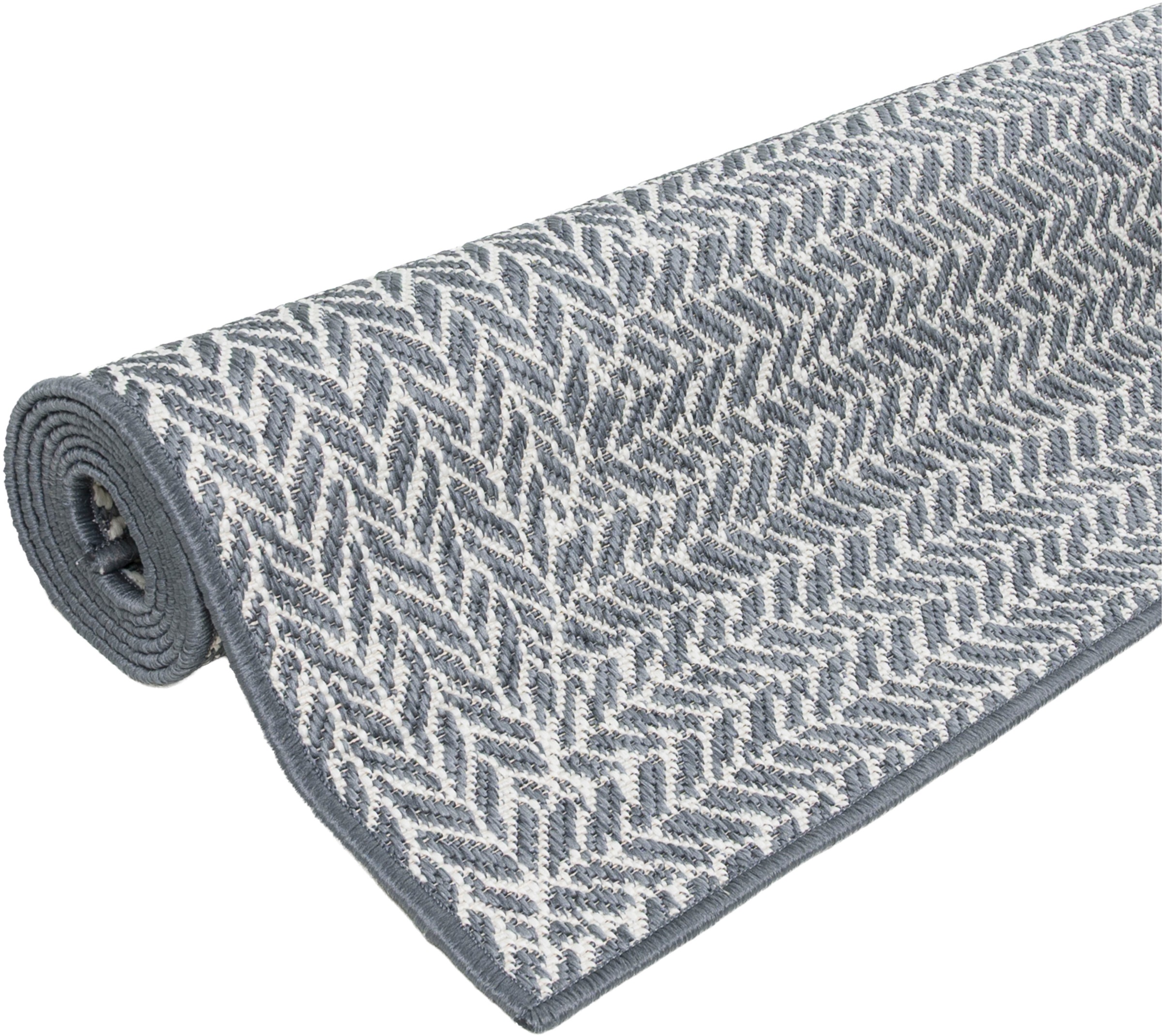 GOODproduct Teppich »Matts Wende-Teppich in Strick-Optik auch für Balkon und Terrasse« rechteckig 5 mm Höhe In- und Outdoor geeignet, Wetterfest & UV-beständig,