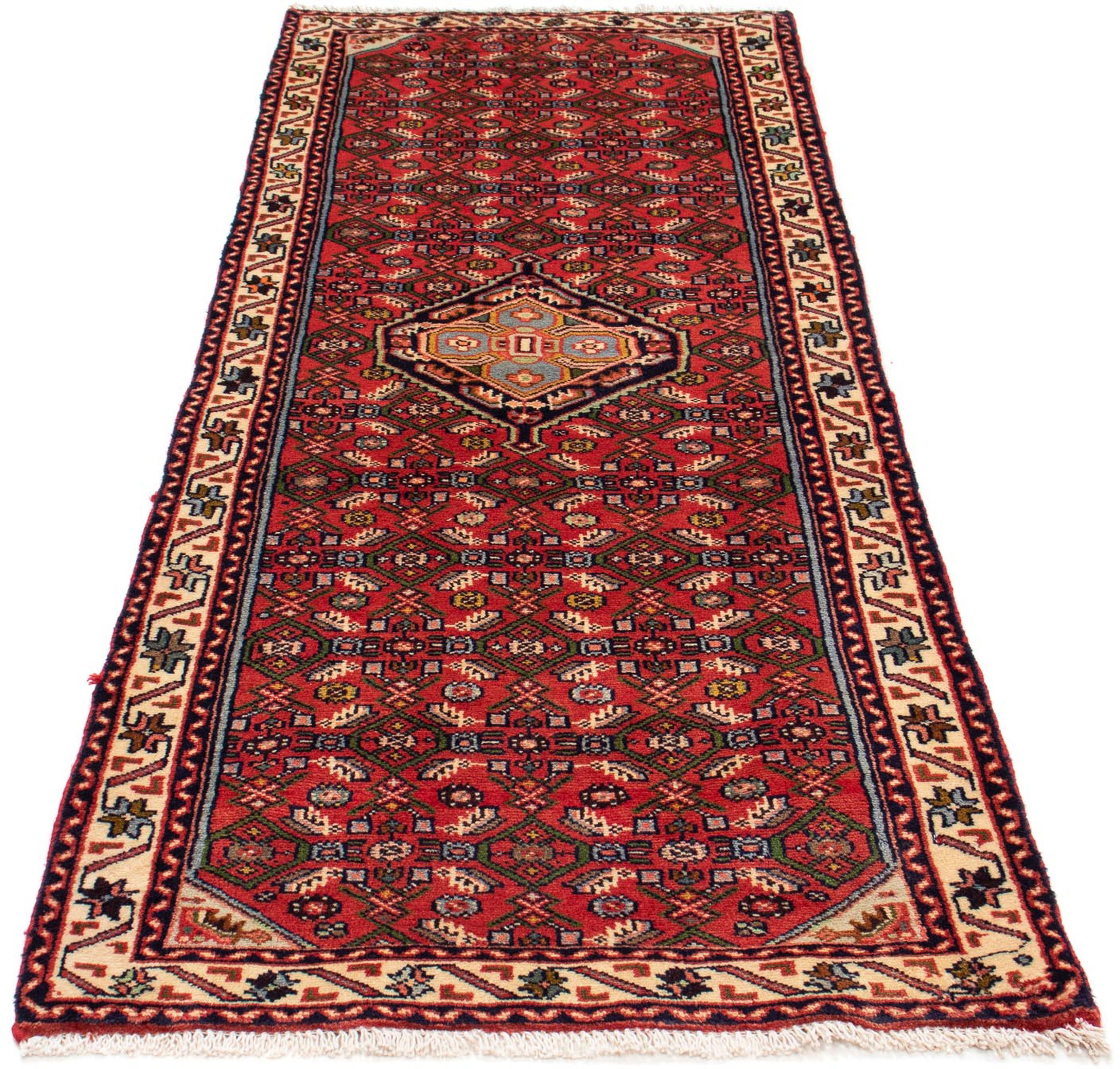 Image of morgenland Orientteppich »Perser - Nomadic - 193 x 77 cm - dunkelrot«, rechteckig, 10 mm Höhe, Wohnzimmer, Handgeknüpft, Einzelstück mit Zertifikat bei Ackermann Versand Schweiz