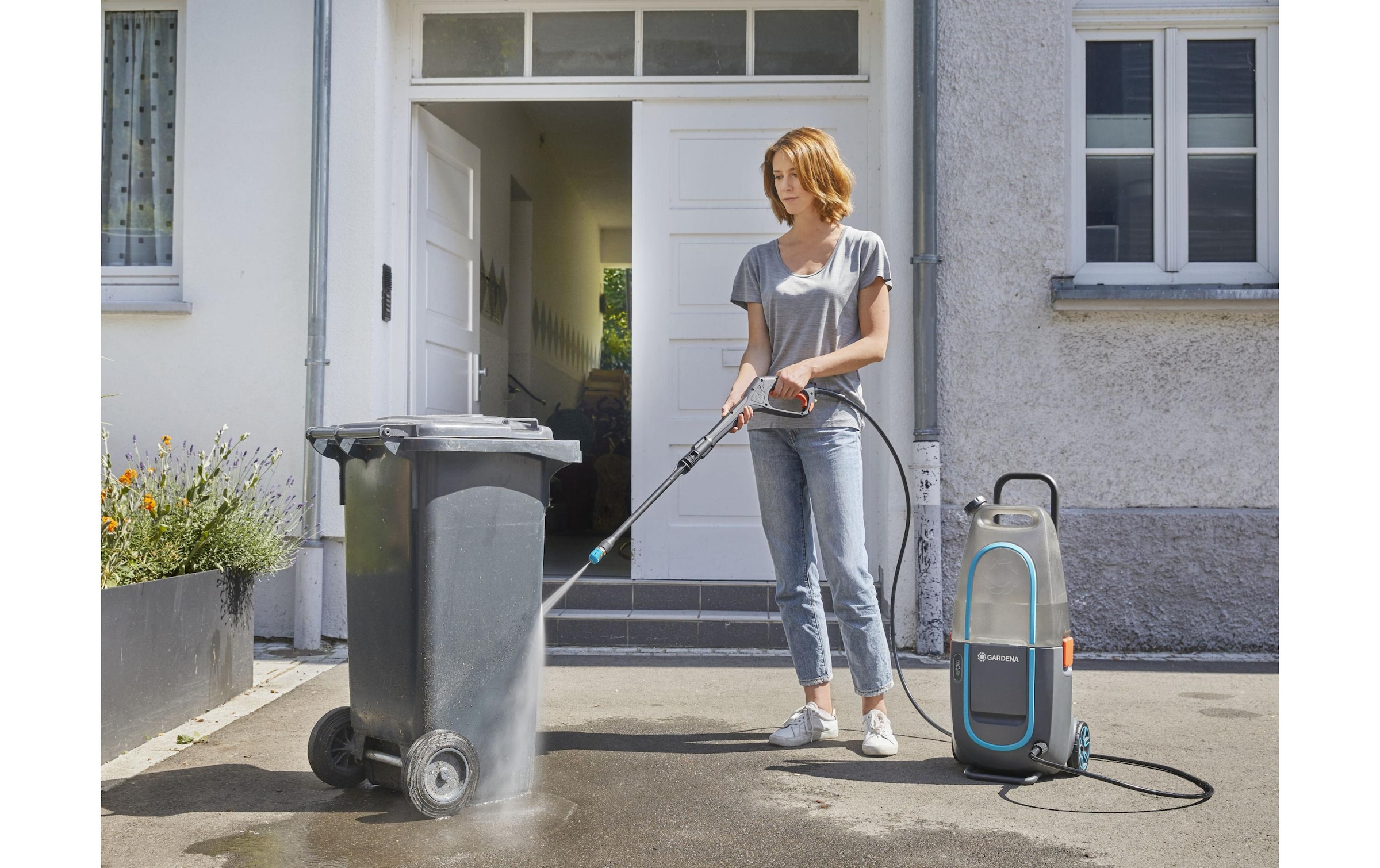 GARDENA Akku-Druckreiniger »AquaClean Li-40/60 Set«