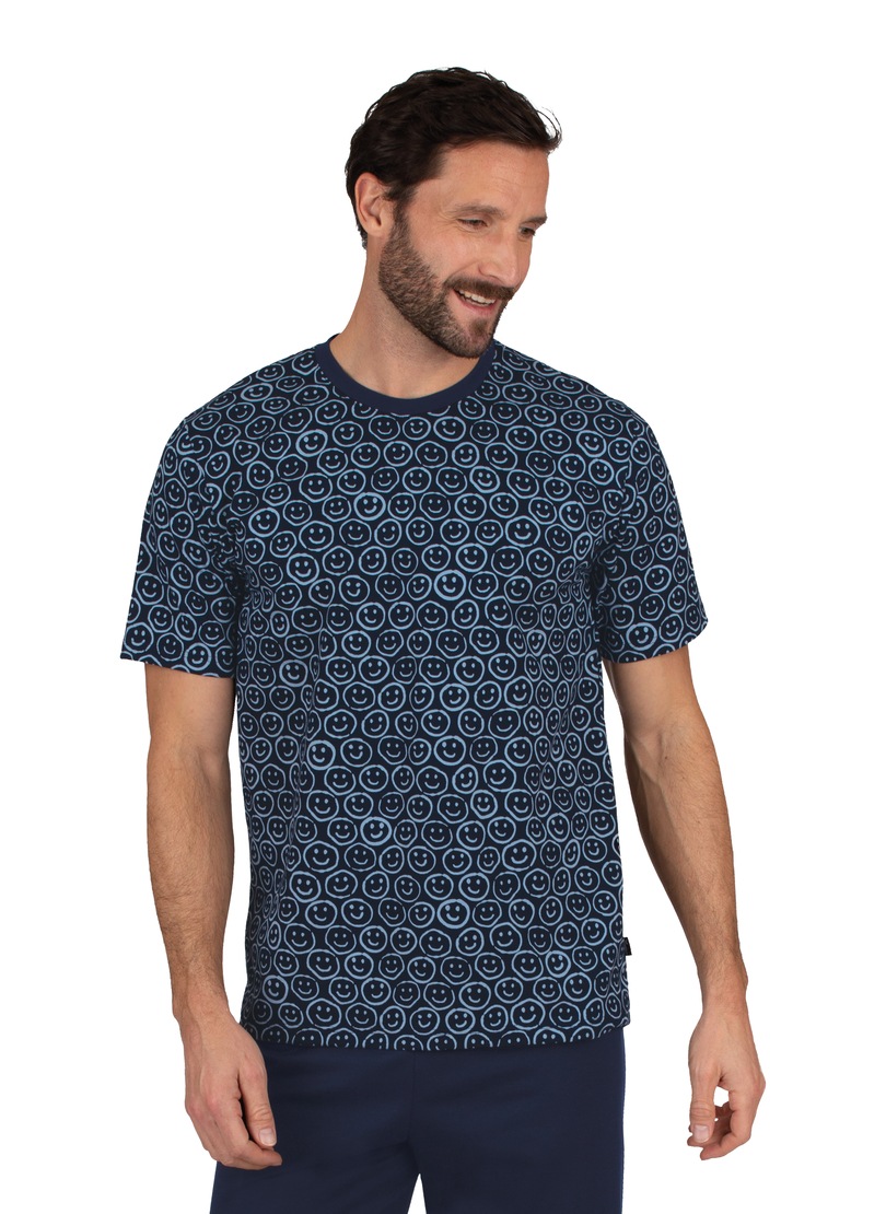 Image of Trigema T-Shirt, mit freundlichem Smiley-Muster bei Ackermann Versand Schweiz