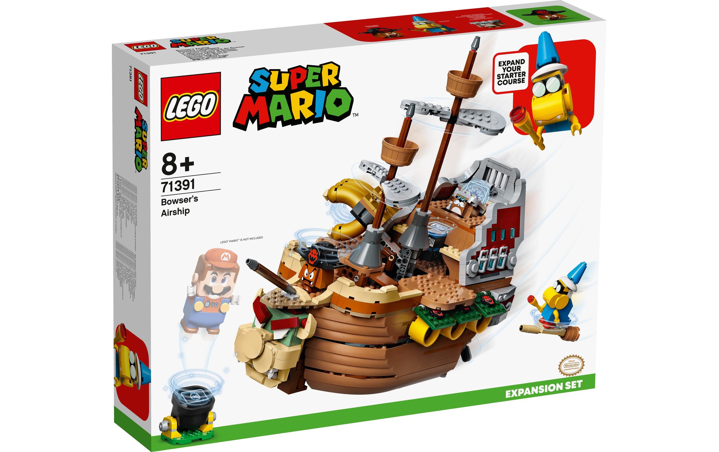 Image of LEGO® Konstruktionsspielsteine »Mario Bowsers Luftschiff« bei Ackermann Versand Schweiz