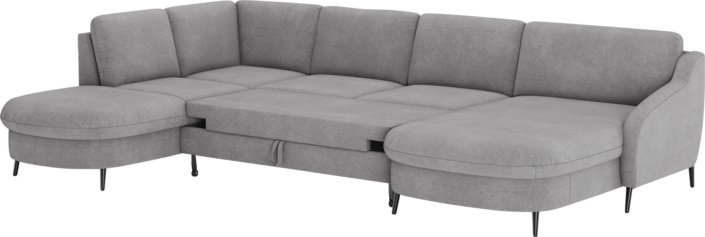 sit&more Wohnlandschaft »Soul U-Form«, wahlweise mit Bettfunktion und Bettkasten oder Schubkasten