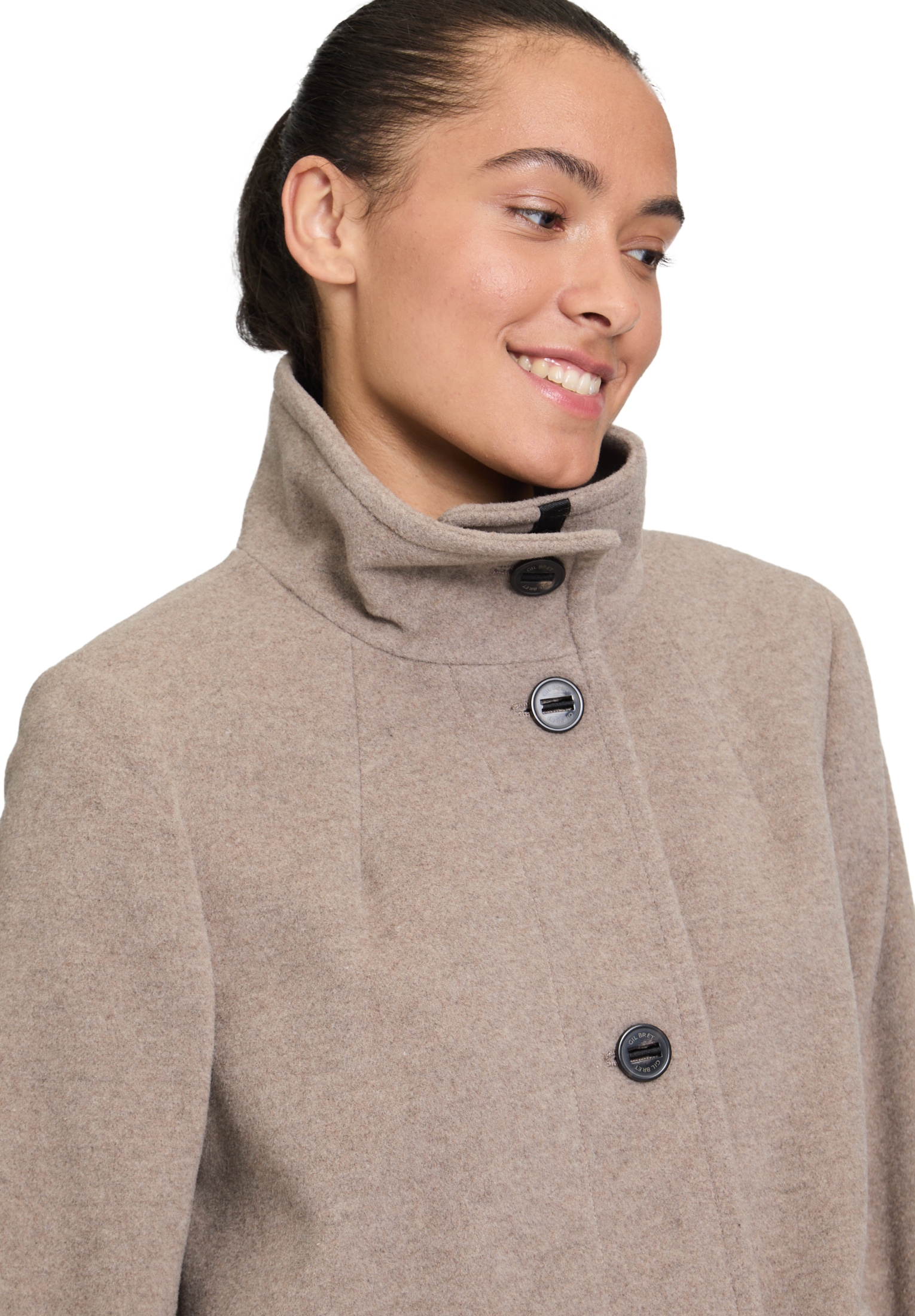 Gil Bret Wolljacke, ohne Kapuze, mit Taschen