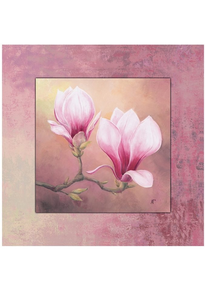 Image of Home affaire Wandbild »Late Magnolia«, 50,4/50,4 cm, gerahmt bei Ackermann Versand Schweiz