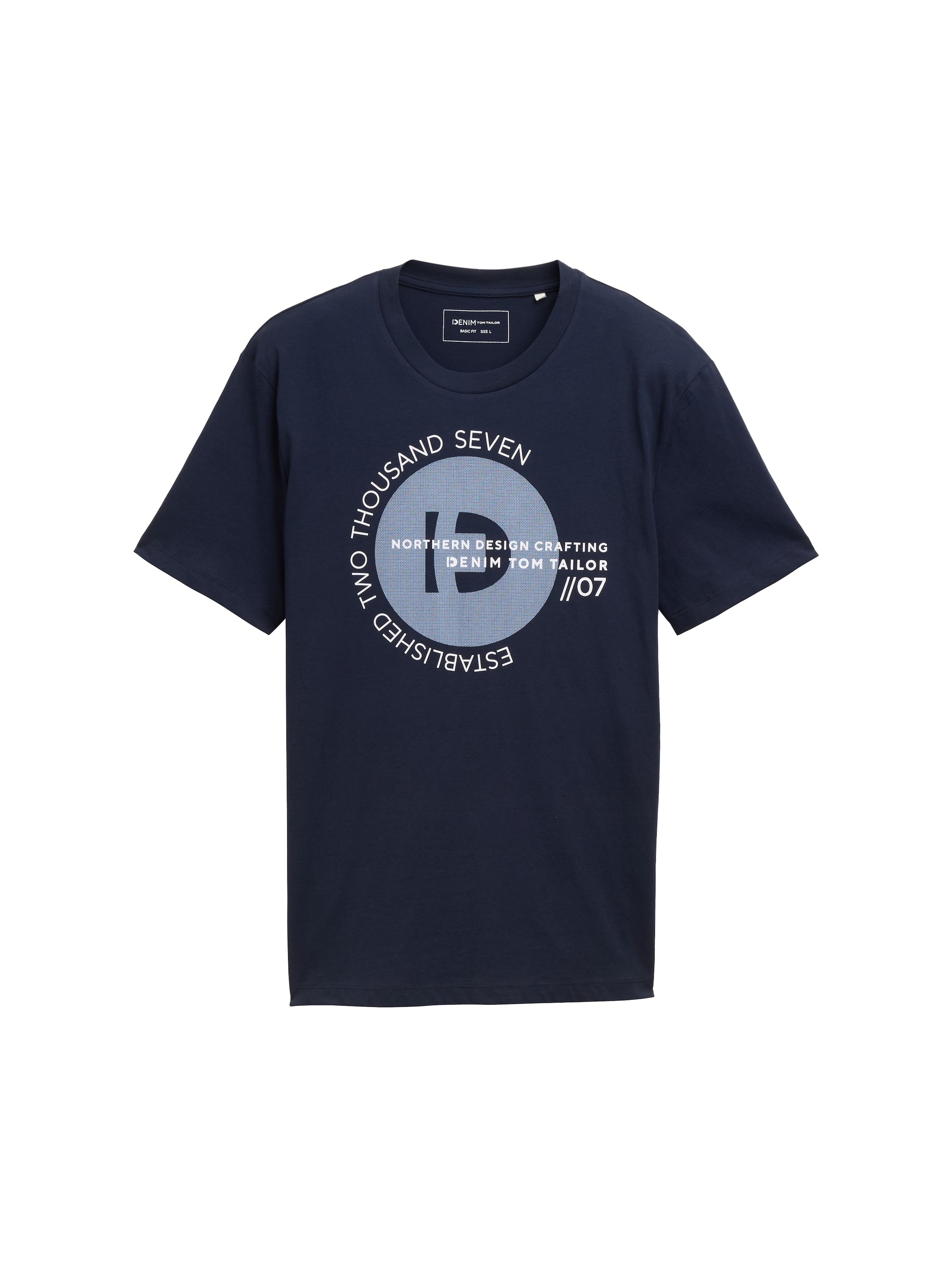 TOM TAILOR Denim T-Shirt, mit verschiedenen Logo Prints