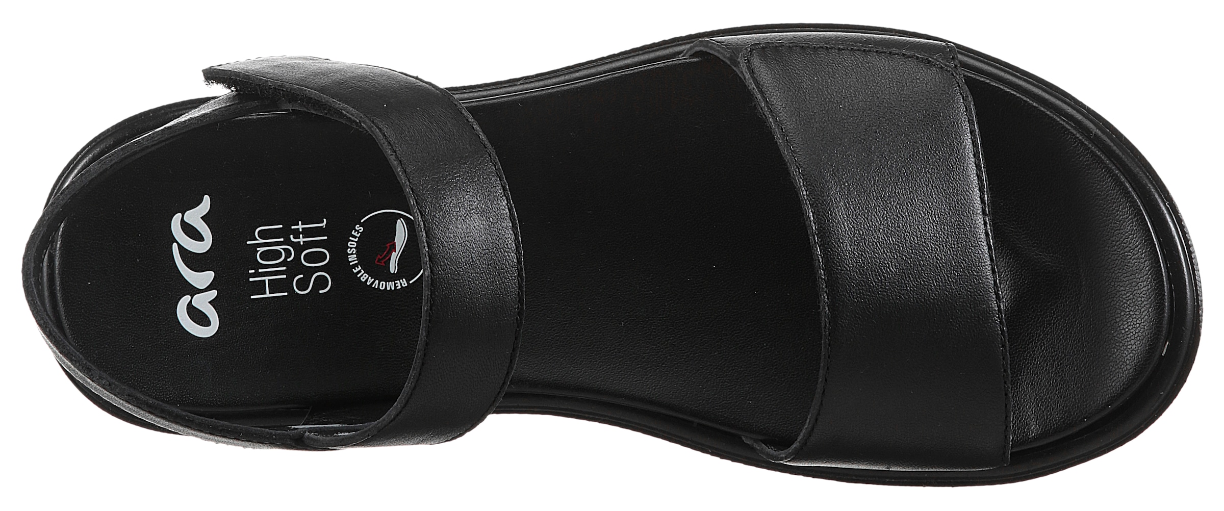 Ara Keilsandalette »BILBAO«  , Sommerschuh, Sandale, Keilabsatz, Klett, Weite G (weit)