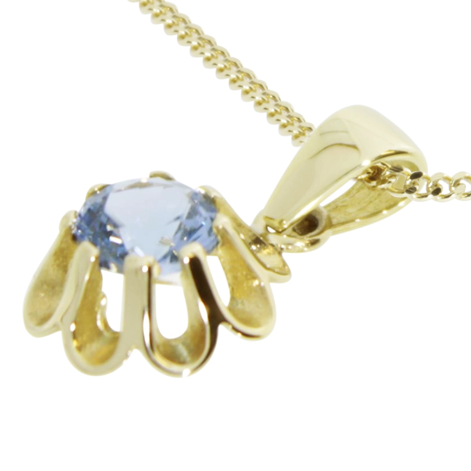OSTSEE-SCHMUCK Chaîne avec pendentif »Ostsee-Schmuck Kette mit Anhänger Pia 6 mm«