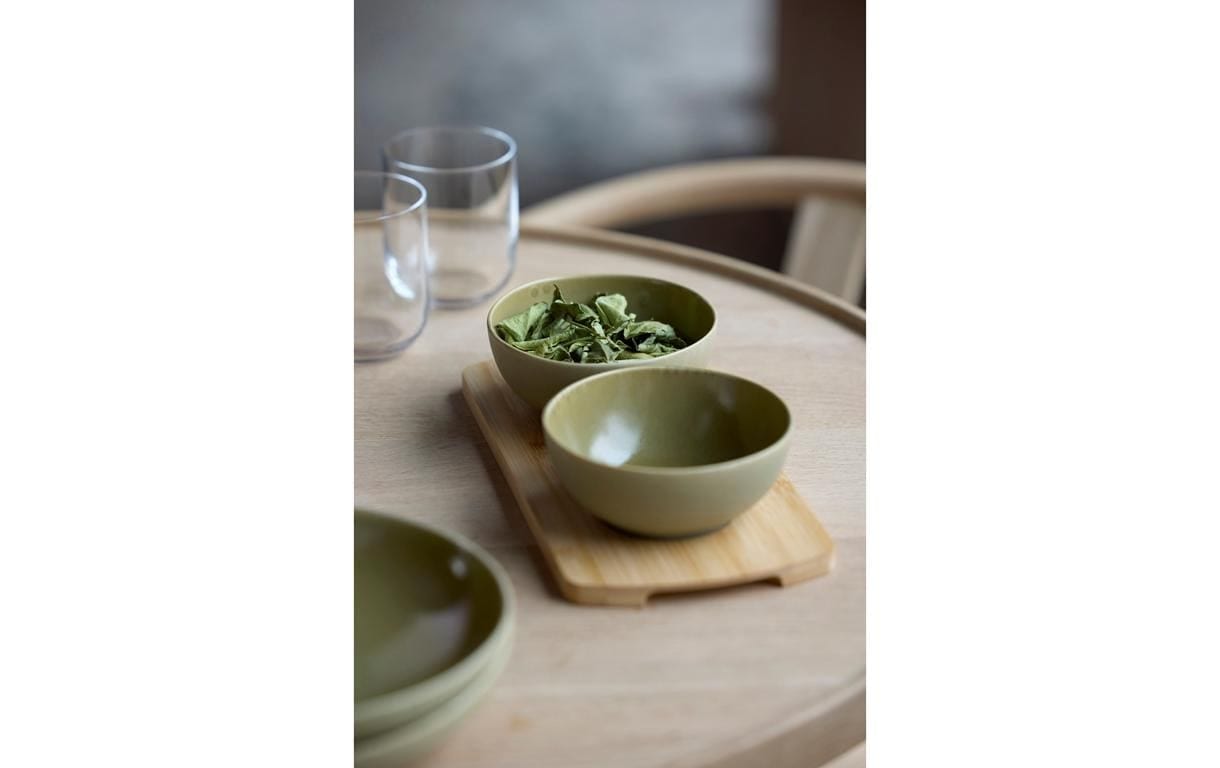 Villa Collection Denmark Plateau »mit 2 Schälchen Shoku« Holzart: Bambus (China)