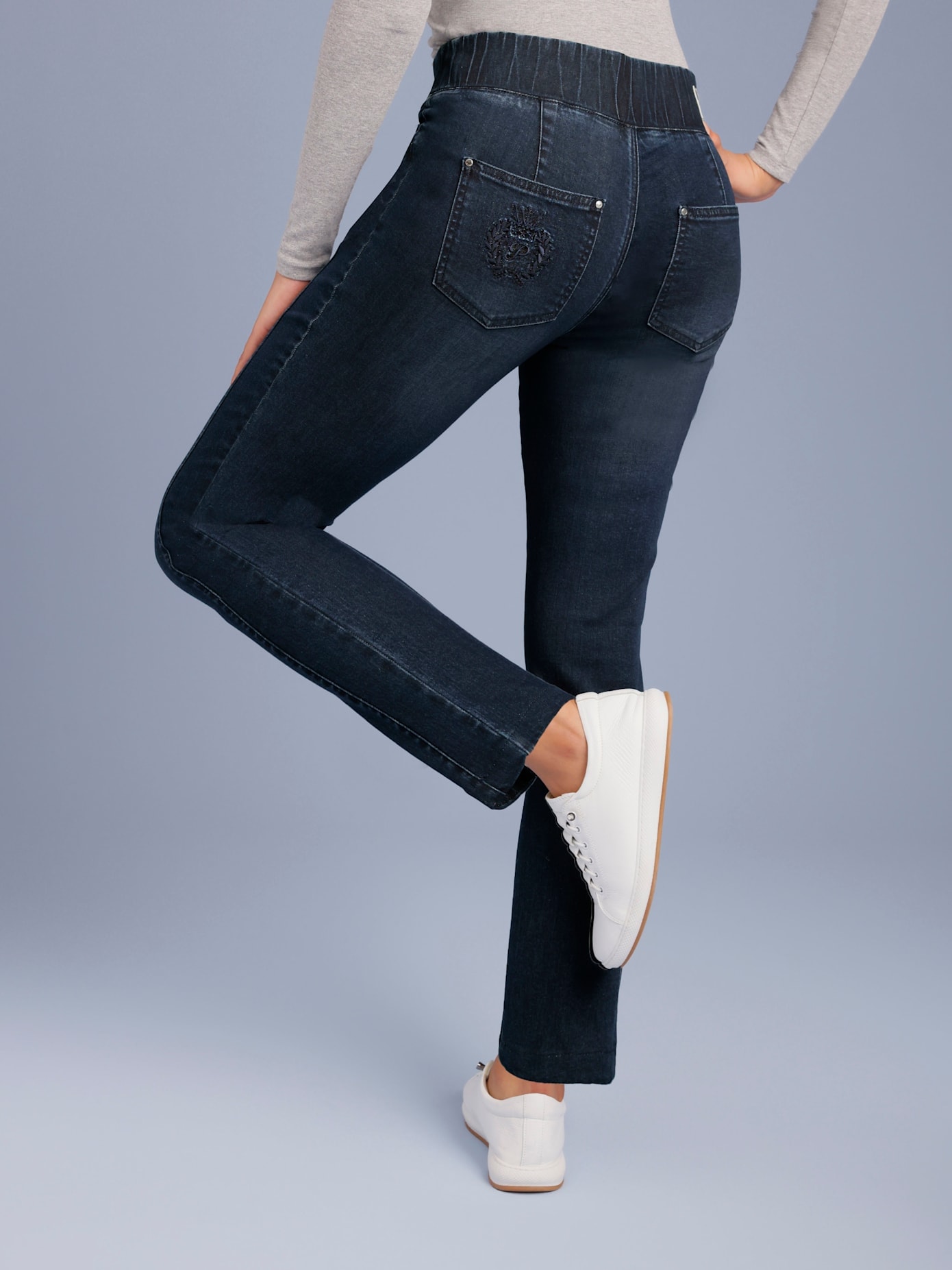 CREATION L PREMIUM Schlupfjeans 1