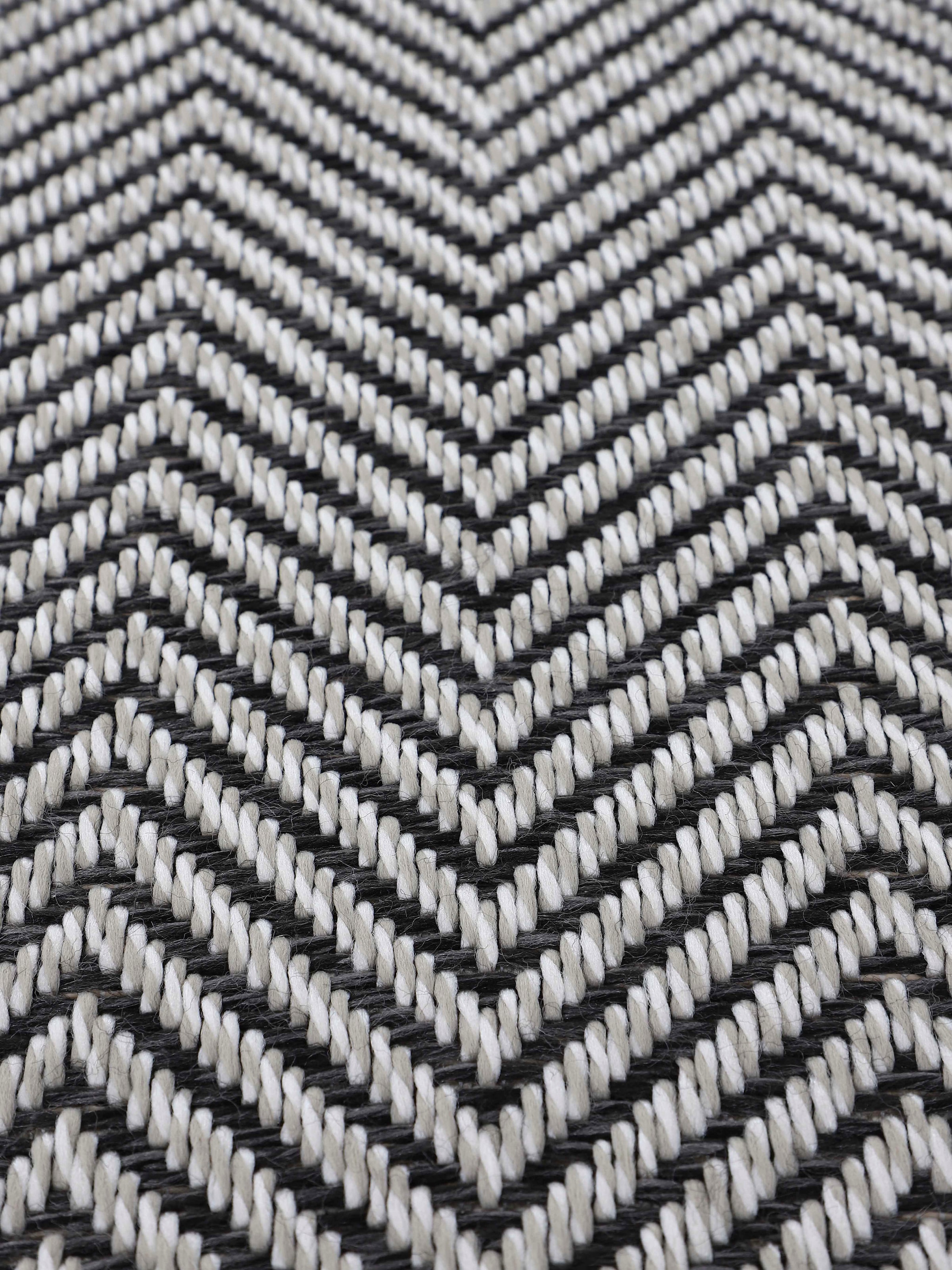 carpetfine Teppich »Boho 106«, rechteckig, 4 mm Höhe, robustes Flachgewebe, Sisal Optik, UV-beständig, Aussenbereich