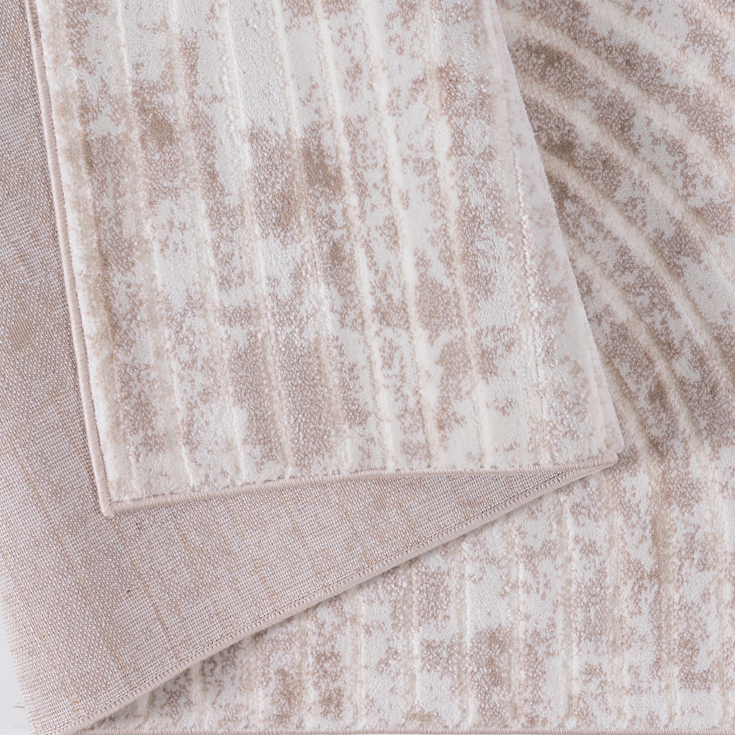 GOODproduct Teppich »Luvu, mit Hoch-Tief-Struktur« rechteckig 12 mm Höhe Modernes Design, Boho-Charme, dezenter Glanz, Wohnzimmer, Schlafzimmer