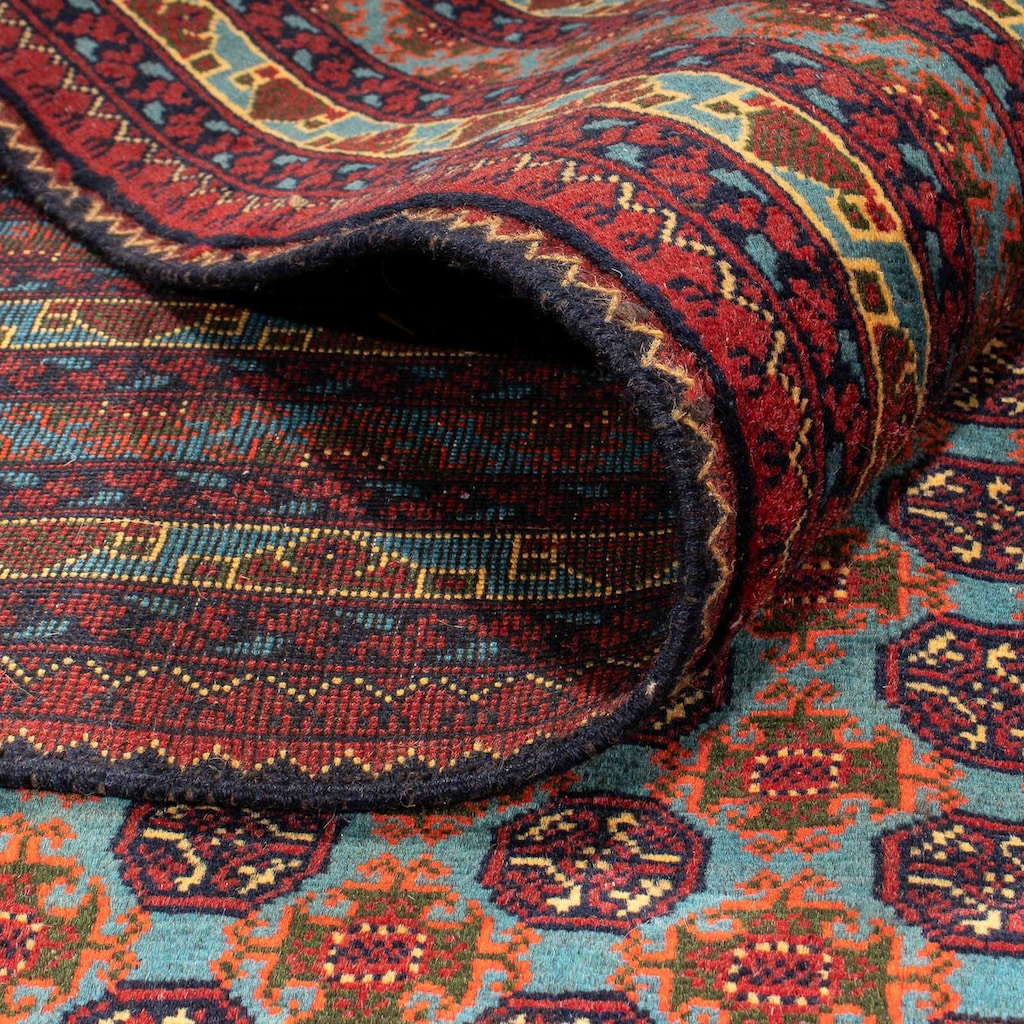 morgenland Orientteppich »Afghan - Buchara - 304 x 200 cm - dunkelrot«, rechteckig
