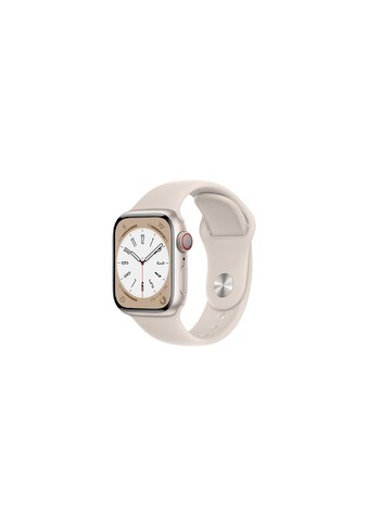 Apple Smartwatch »Series 8, GPS + Cellular, 41mm Aluminium-Gehäuse«, (Watch OS MNHY3FD/A) kaufen