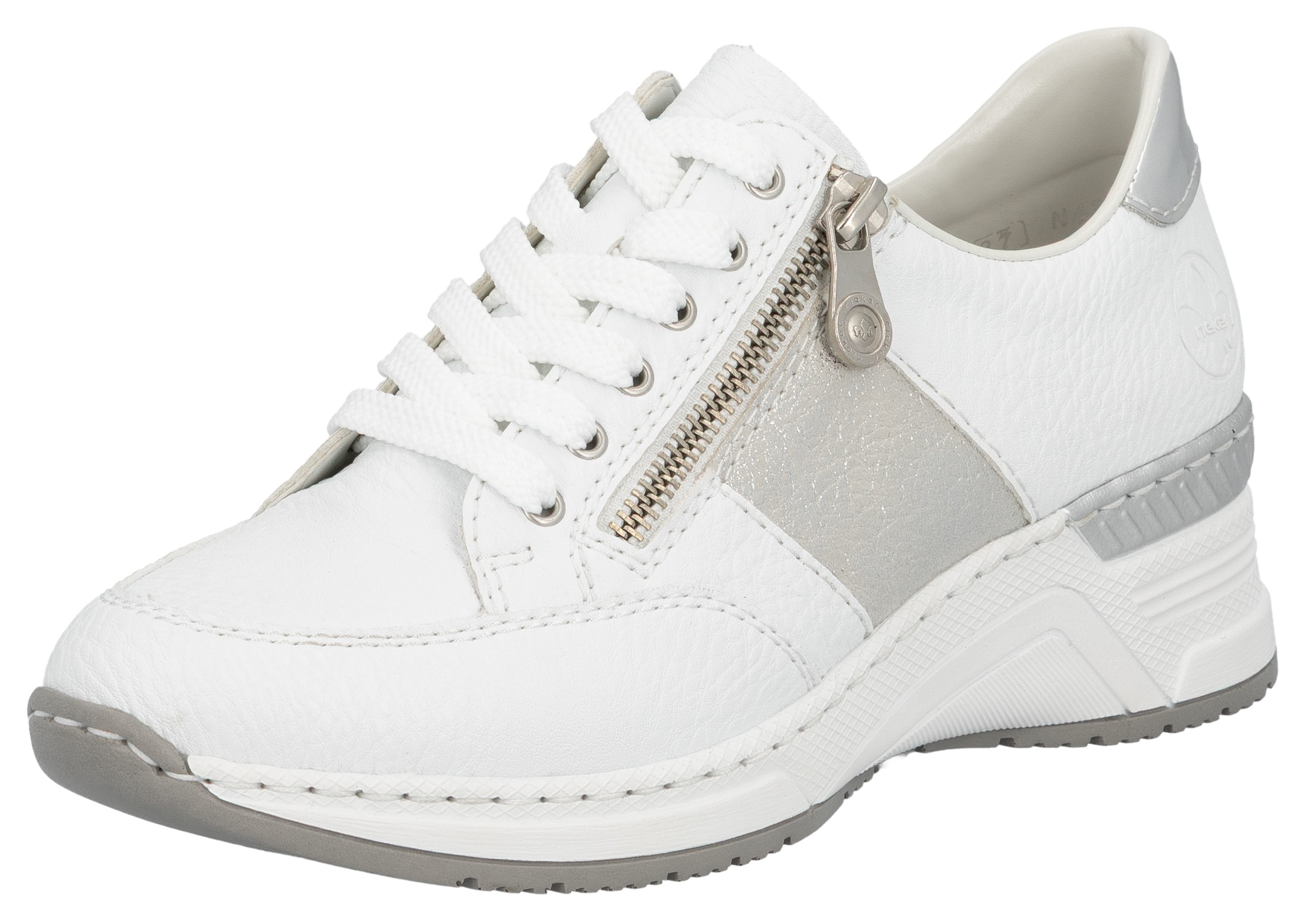 Image of Rieker Keilsneaker, Schnürschuh, Halbschuh, Sneaker mit loser Einlage, schmale Form