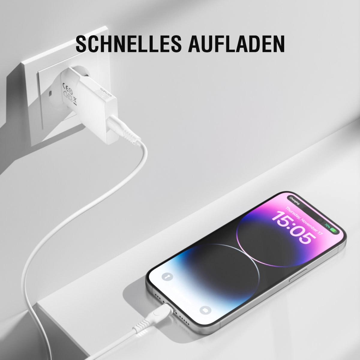 4smarts Schnelllade-Gerät »PDPlug Slim 20W GaN 1x USB-C«