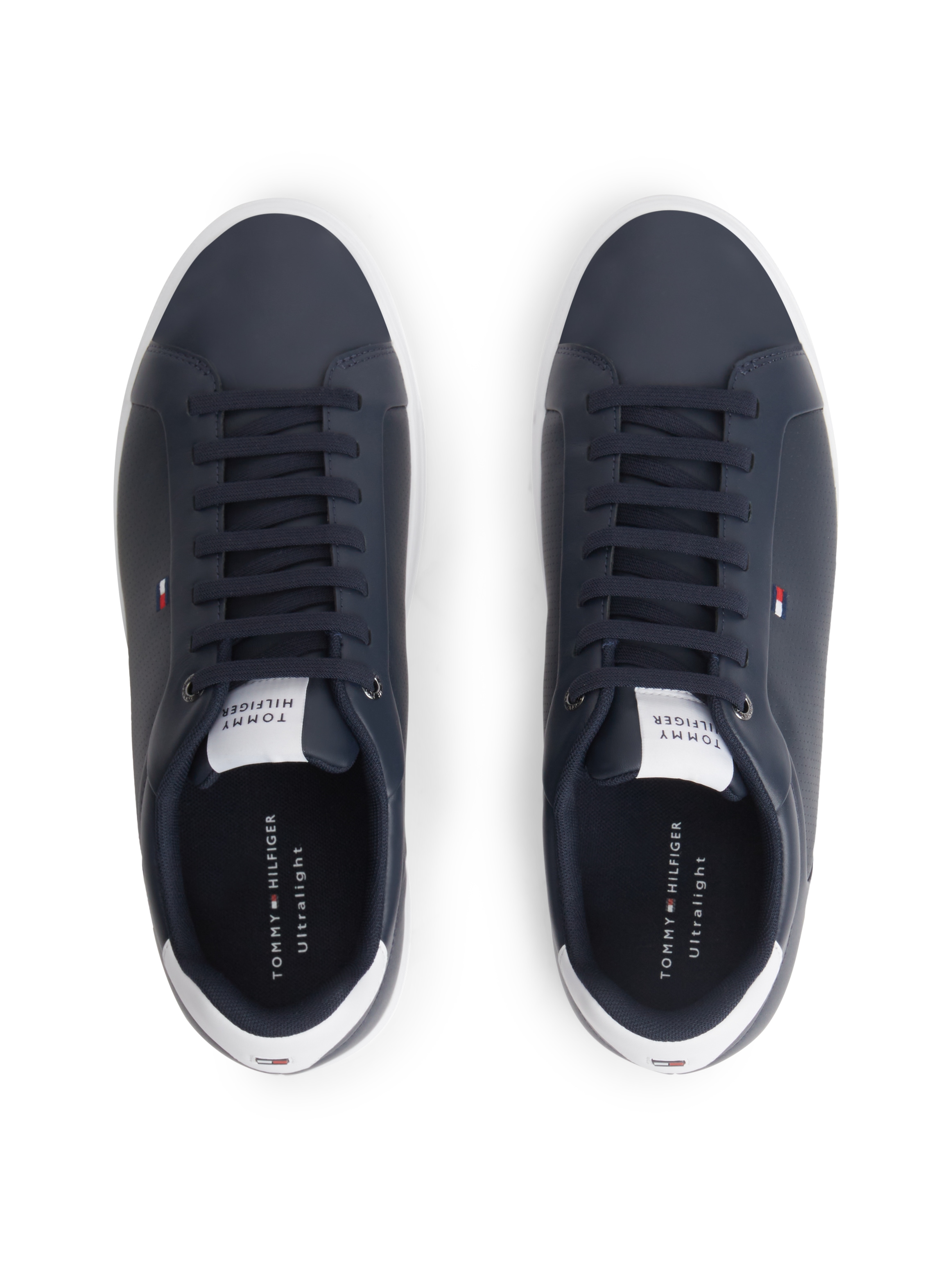 Tommy Hilfiger Sneaker »ICON COURT LIGHT LEATHER«  Freizeitschuh, Halbschuh, Schnürschuh mit dezenten Ziernähten