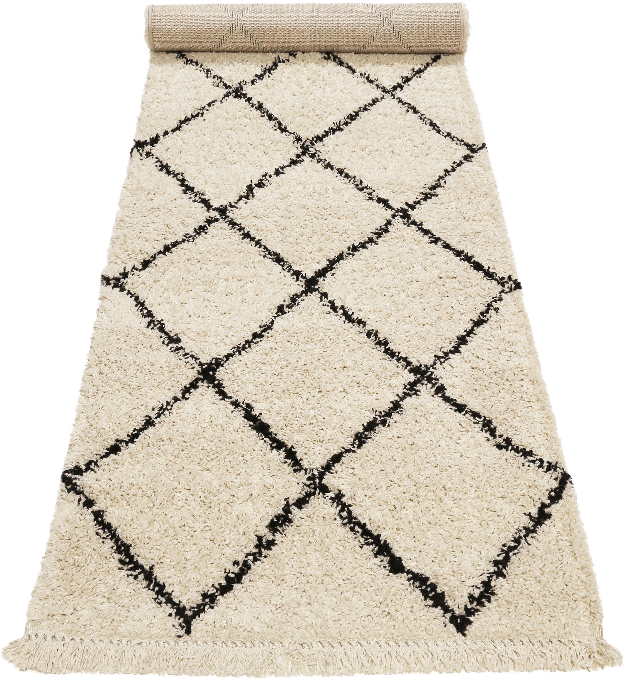 Image of Wecon home Hochflor-Läufer »STUDIO two«, rechteckig, 35 mm Höhe, Wohnzimmer, Berber Optik bei Ackermann Versand Schweiz