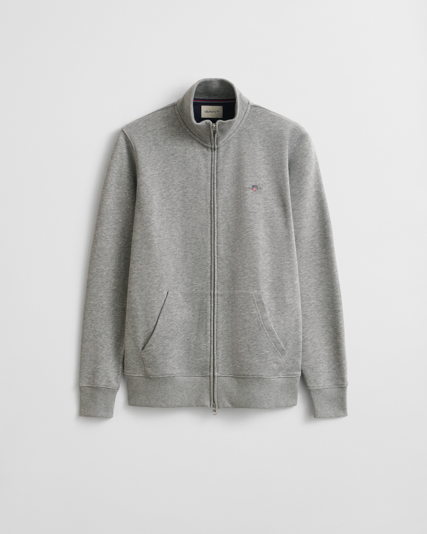 Gant Sweatjacke »REG SHIELD FULL ZIP SWEAT«, mit Logostickerei auf der Brust