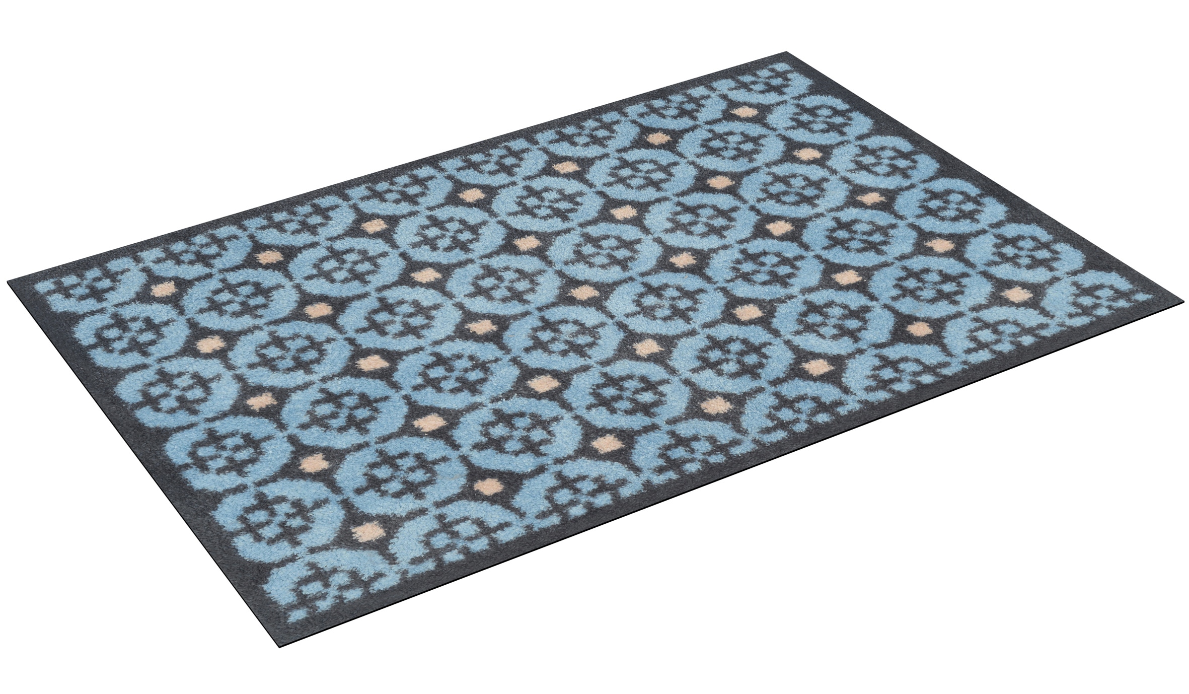 Turtle Mat Fussmatte »Parterre Blue« rechteckig 9 mm Höhe
