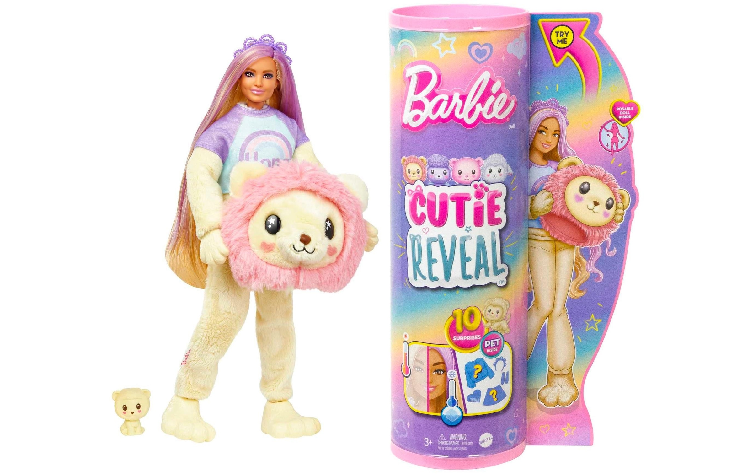 Barbie Anziehpuppe »Cutie Reveal Cozy Cute«