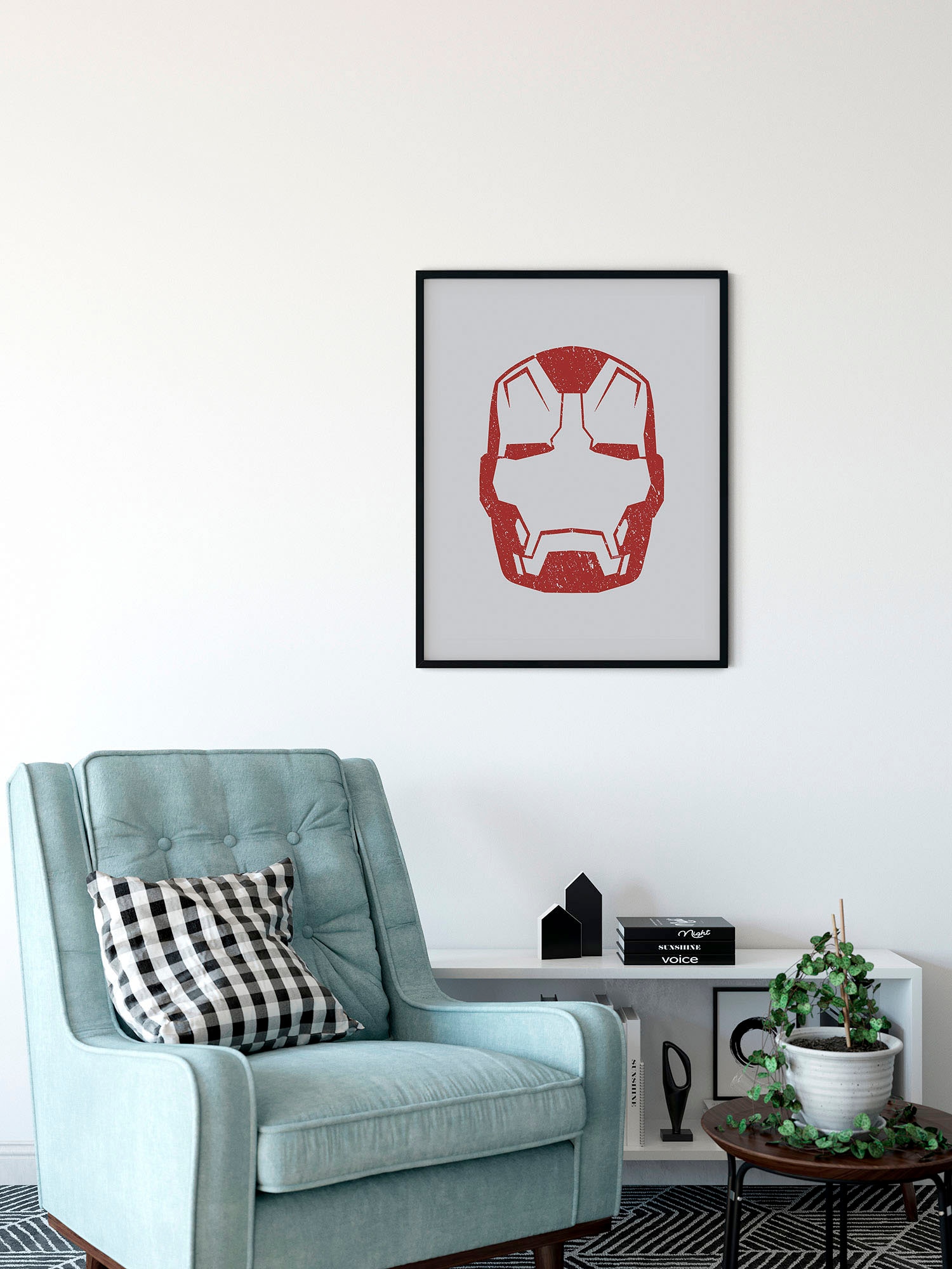 Komar Image »Iron Man Helmet MK 43« 1 cuis tlg. Wandbild zur Dekoration im Kinderzimmer - ohne Rahmen