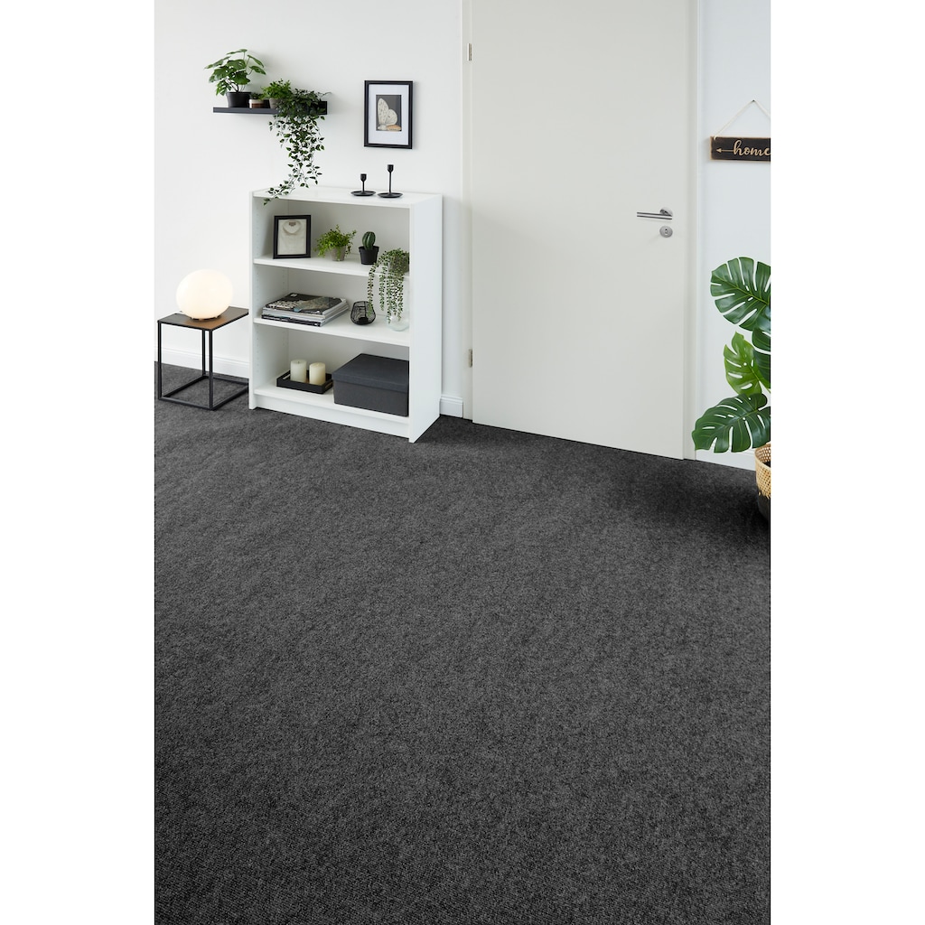 Andiamo Teppichboden »Nadelfilz Milo«, rechteckig, Uni Farben, Breite 100 cm oder 200 cm, strapazierfähig, Wohnzimmer