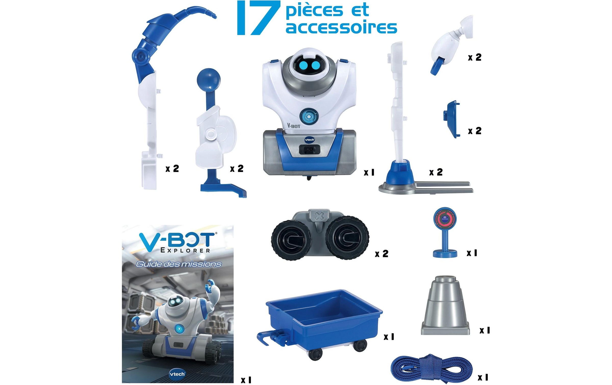 Vtech® Roboter »V-Bot 5 en 1 -FR-«