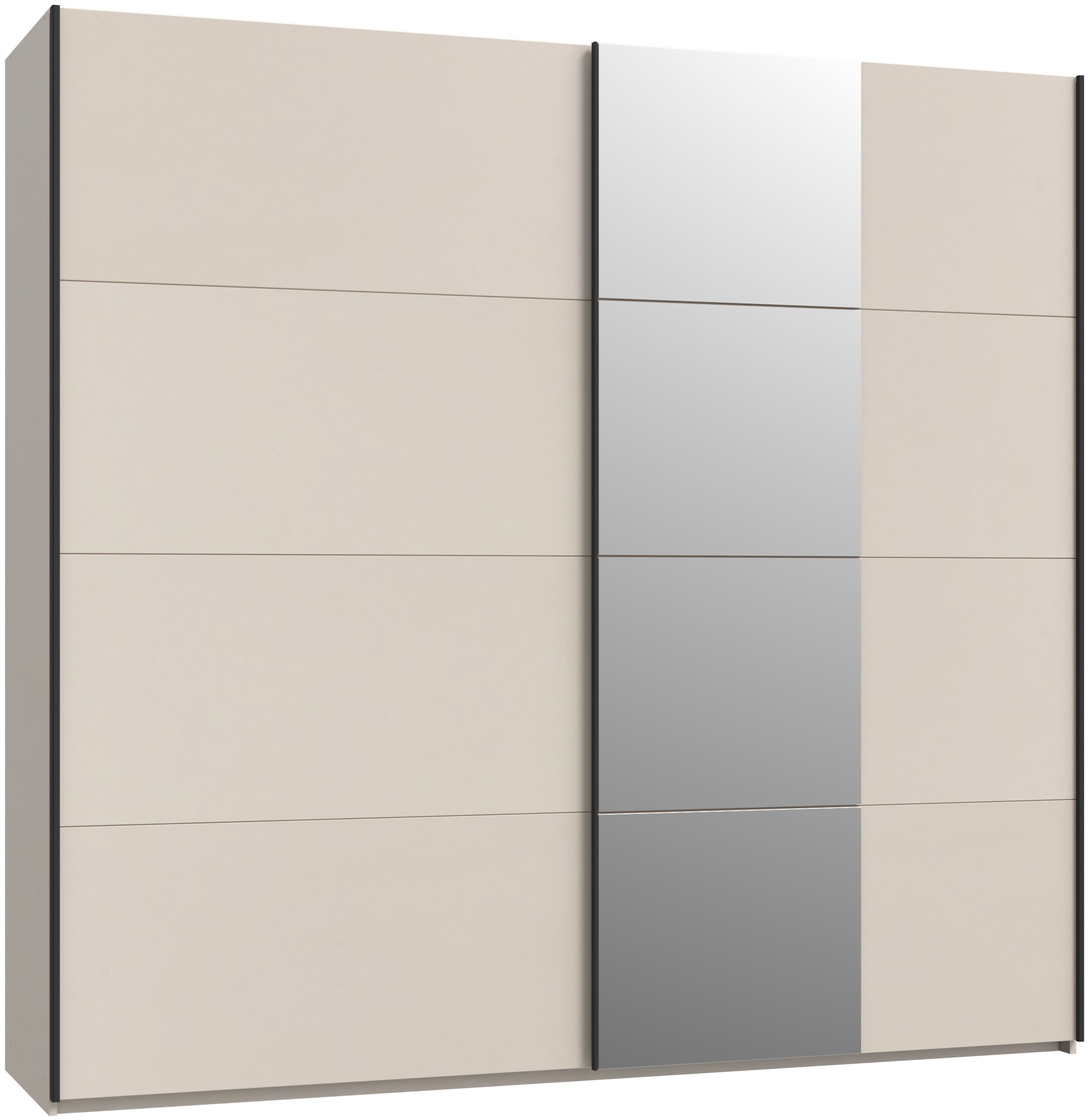 Image of FORTE Schwebetürenschrank "Ingalil" Höhe 2,10 mtr., stehende Montage