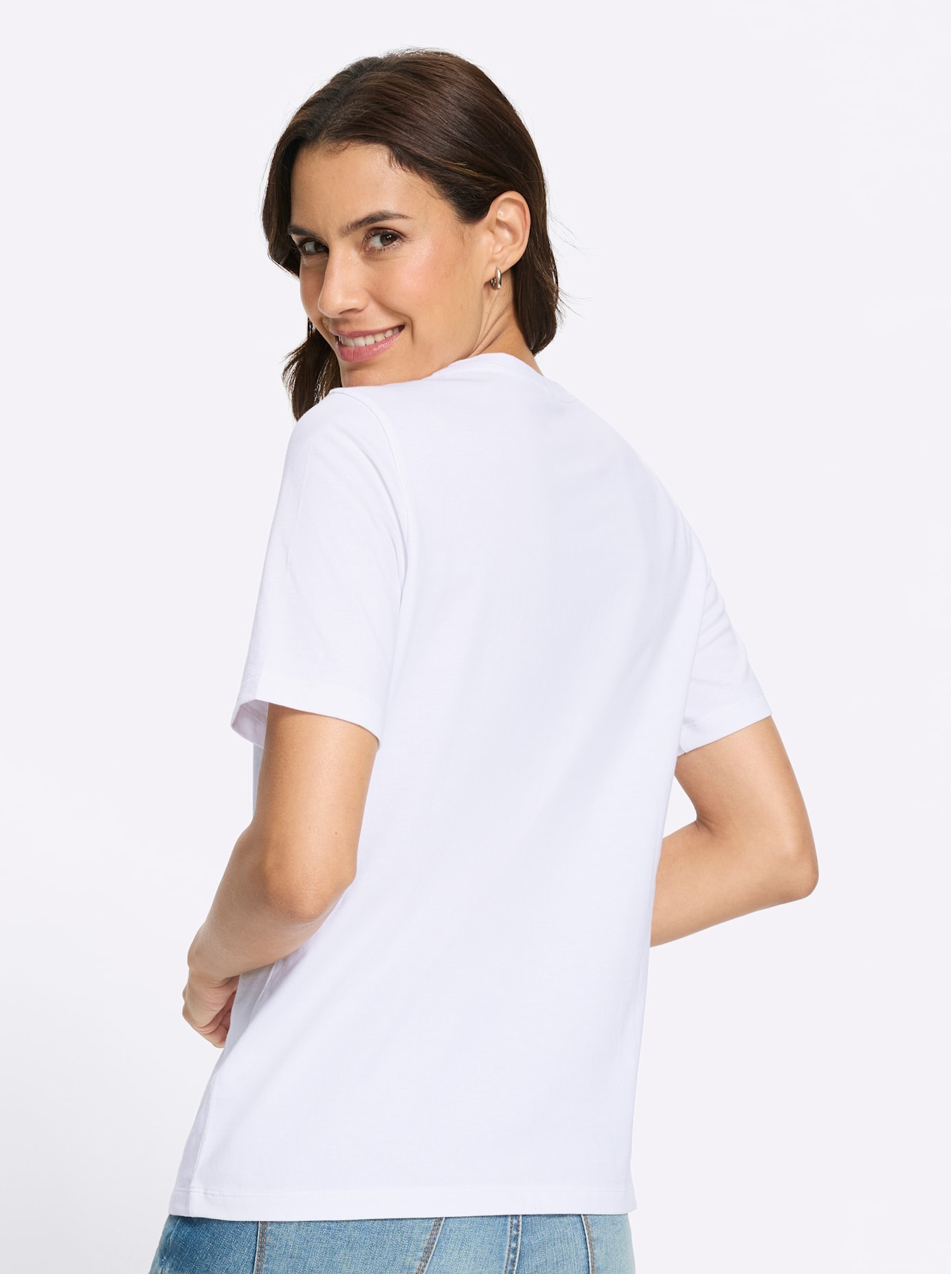 Inspirationen Rundhalsshirt »Kurzarm-Shirt« 1 tlg.