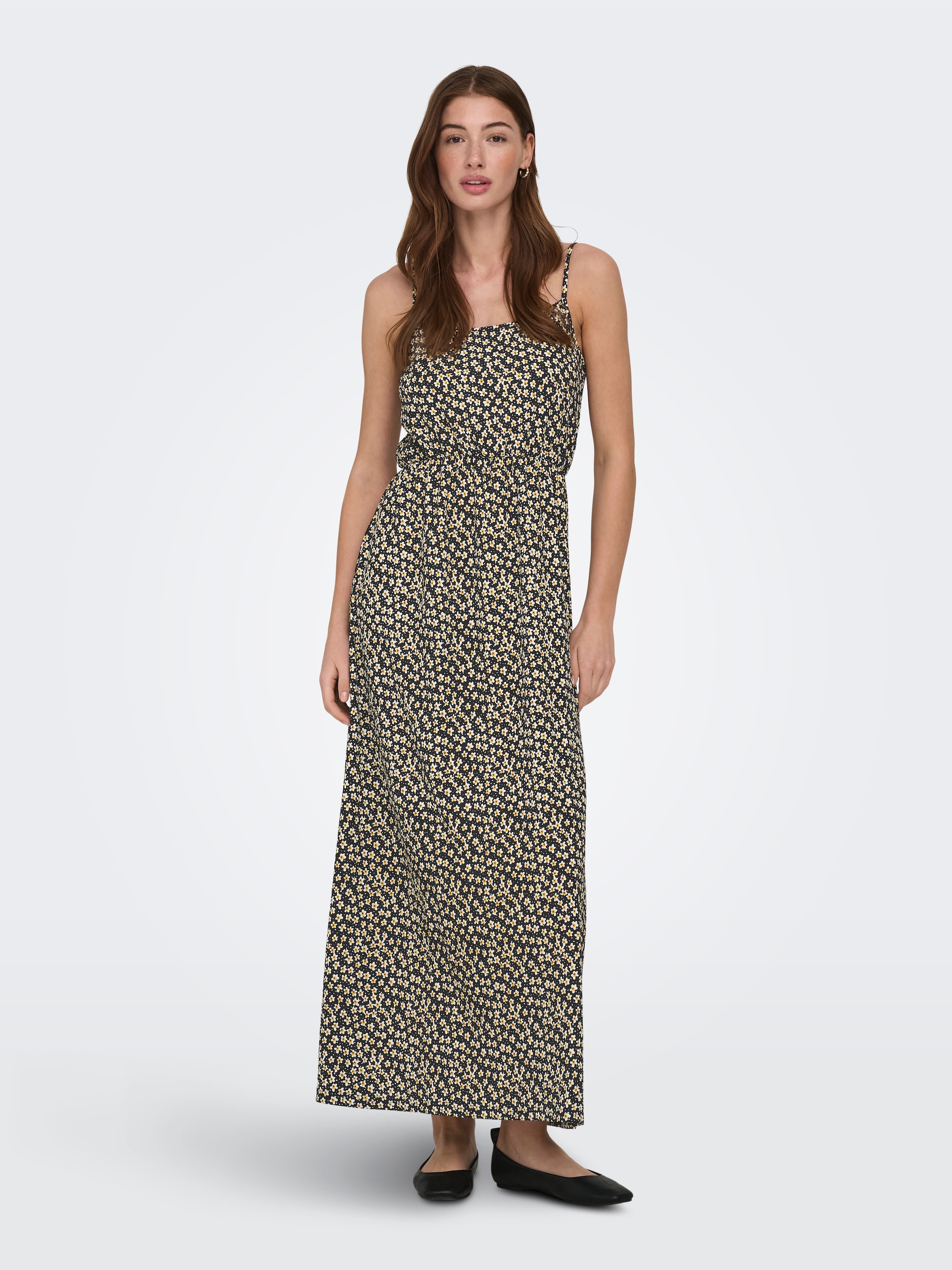 Image of ONLY Maxikleid "ONLALTA S/L LONG STRAP DRESS PNT ZLO"