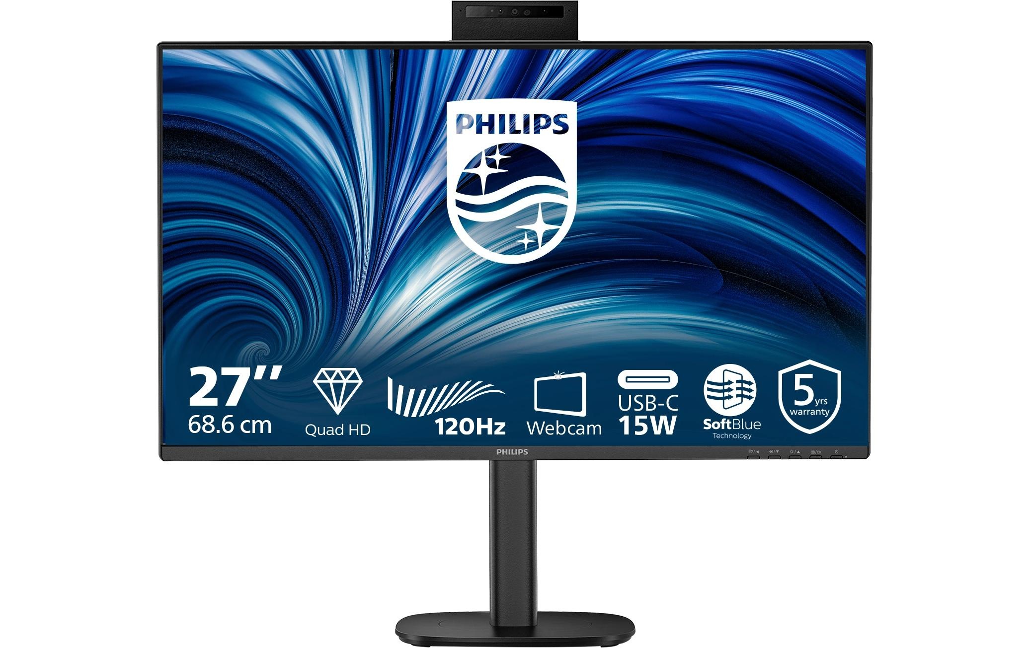 Image of Philips Ergo Monitor "27B2N3500JH" 68,58 cm/27 ″ 2560 x 1440 px WQHD 4 Reaktionszeit 120 Hz