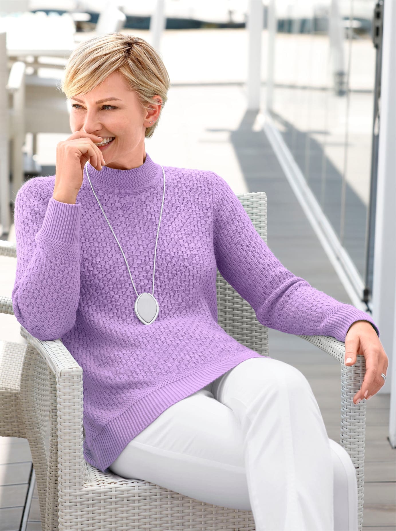 Classic Basics Pull à col montant »Pullover«