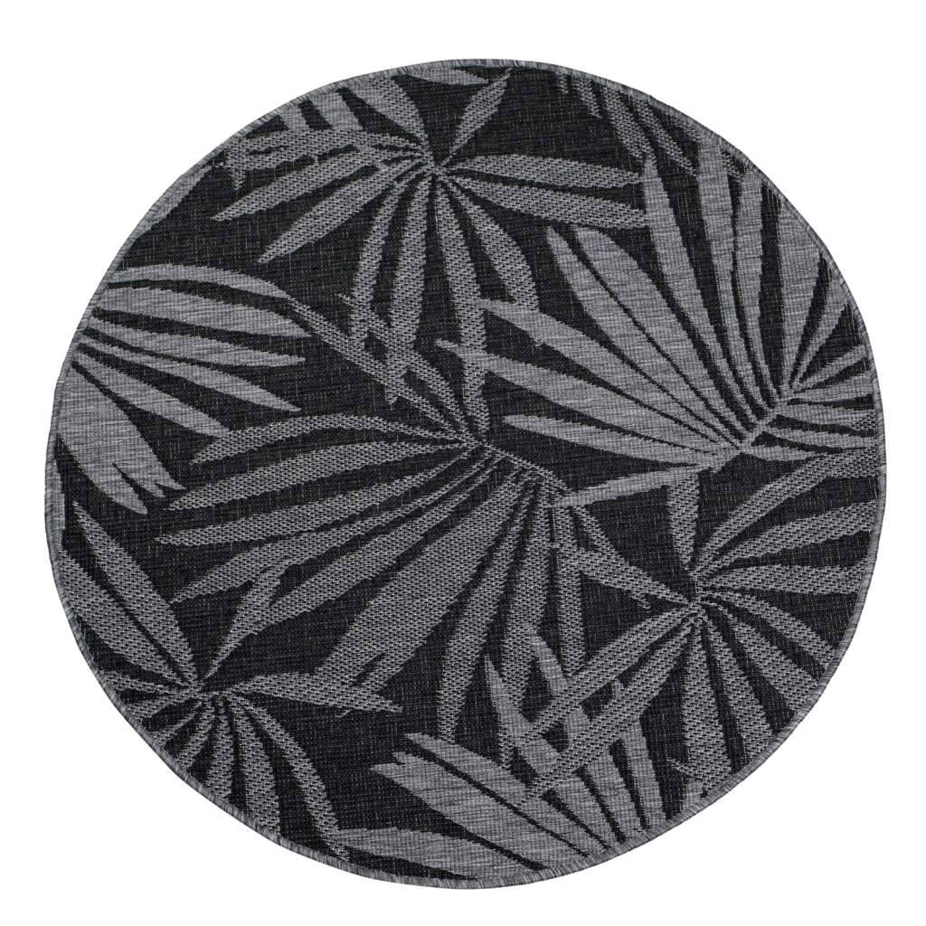 Carpet City Outdoorteppich »DUO RUG 5771« rund 5 mm Höhe Wendeteppich Wetterfest In- & Outdoor, Balkon, Terrasse, Wohnzimmer