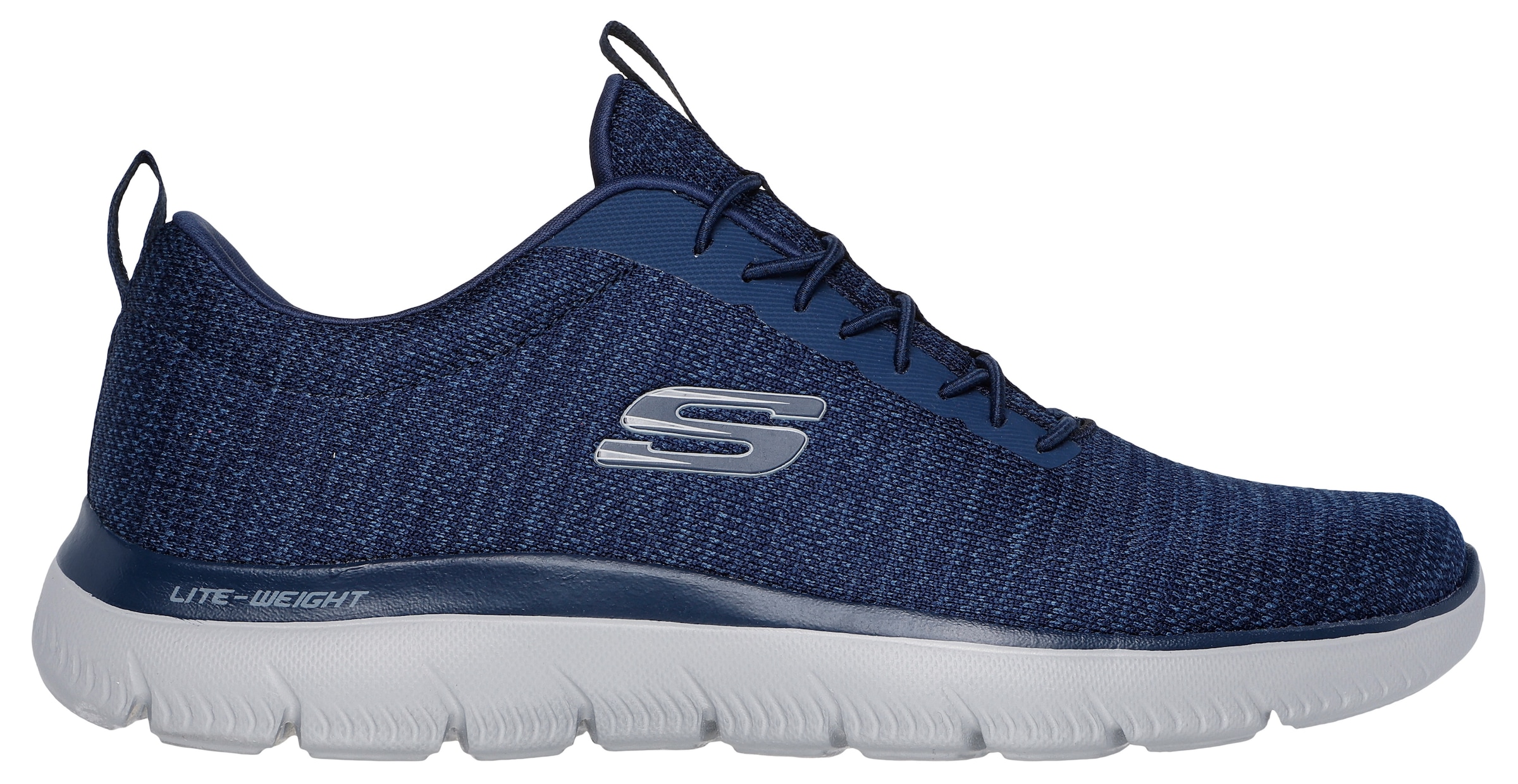 Skechers Baskets slip-on »SUMMITS-«  , Slipper, Freizeitschuh, Halbschuh mit Elastic Schnürsenkel