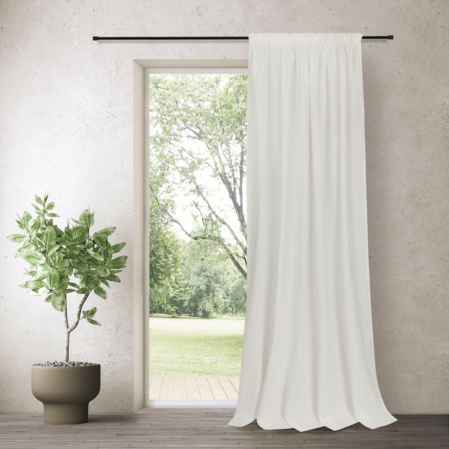 Feel of Nature Rideau »Torben« Bande volante 1 cuis tlg. HxB: 245x140