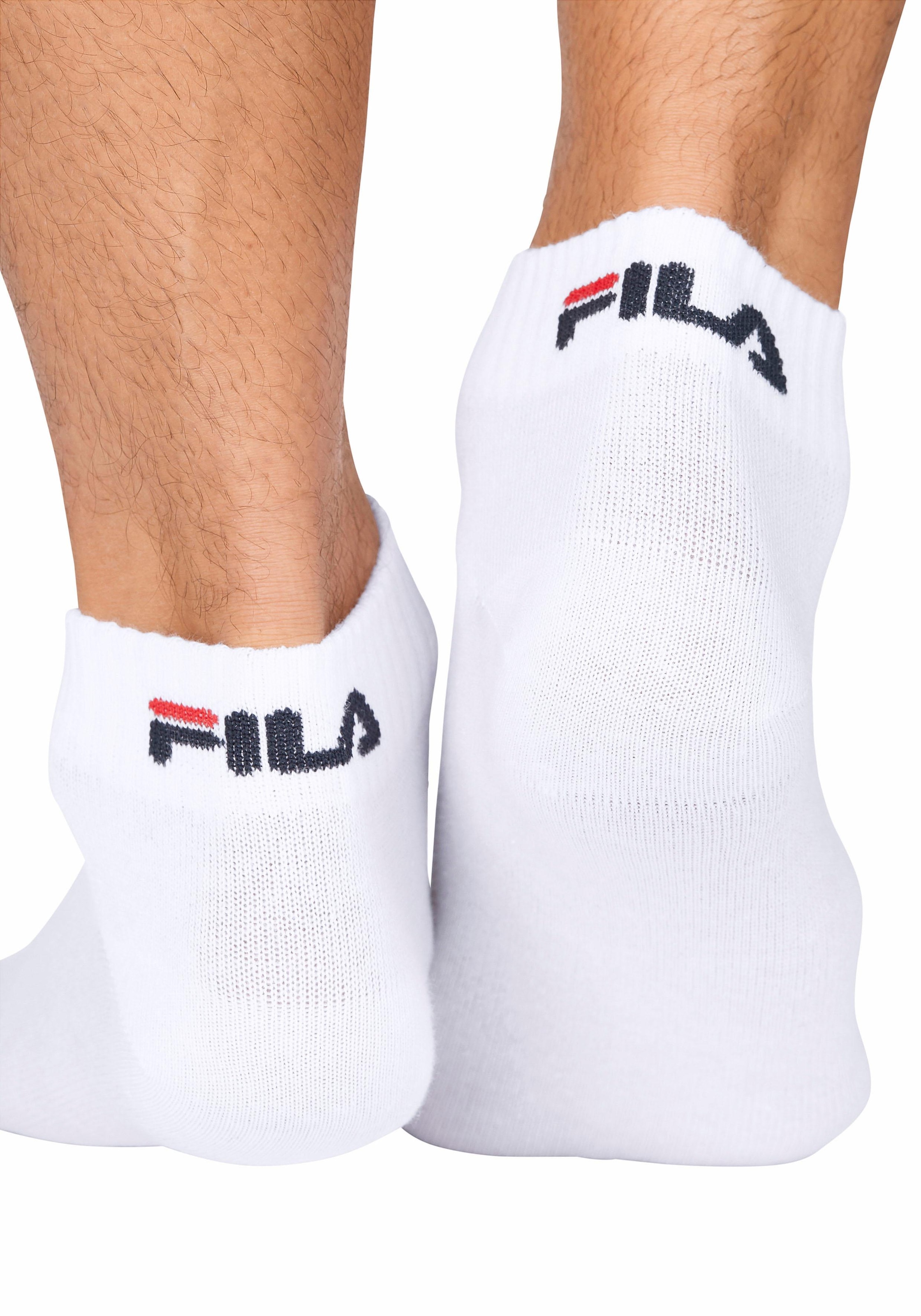 Fila Kurzsocken, (3er Pack), mit Logostickerei