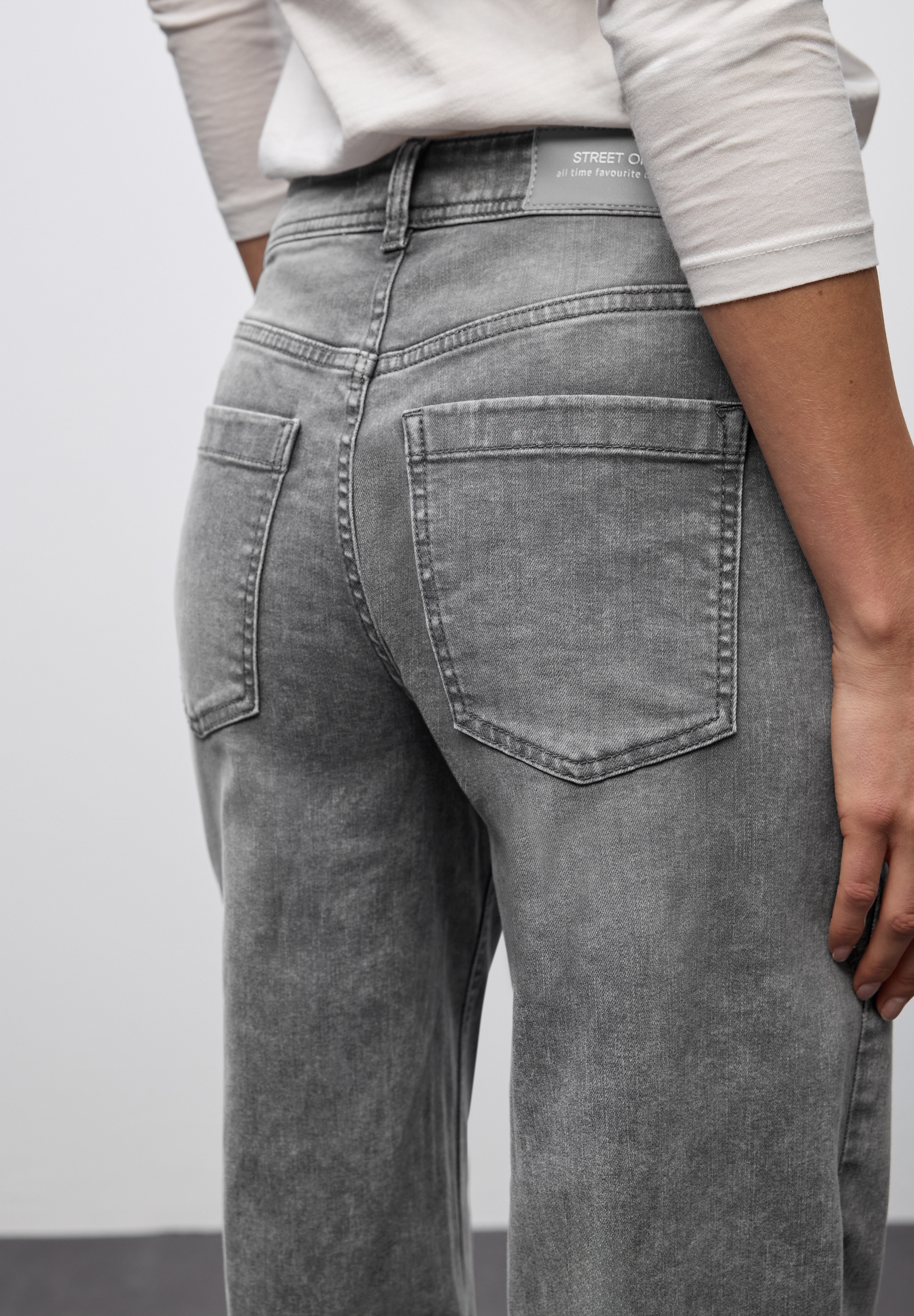 STREET ONE Weite Jeans im Five-Pocket Style