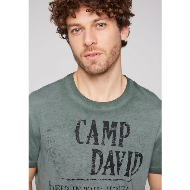 ♕ CAMP DAVID T-Shirt, mit Seitenschlitzen versandkostenfrei auf